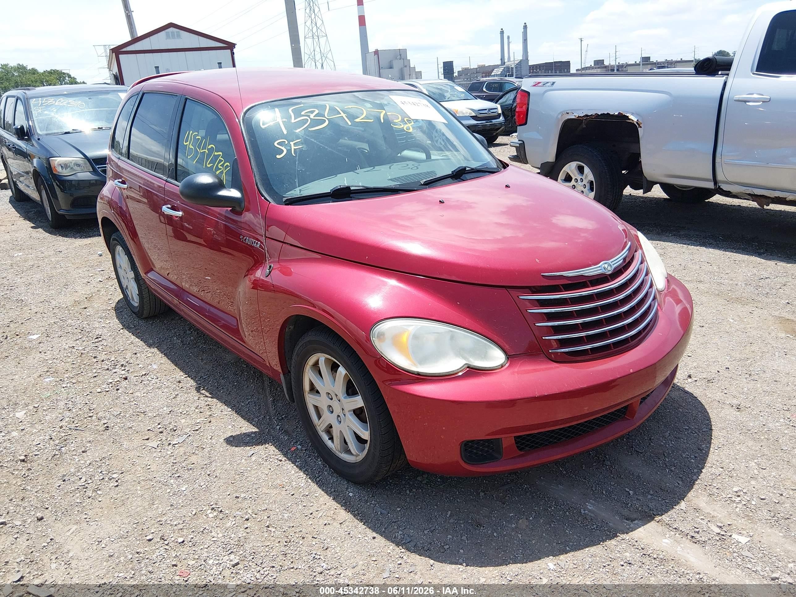 2006 Chrysler Pt Cruiser   Red vin: 3A4FY48B66T324611