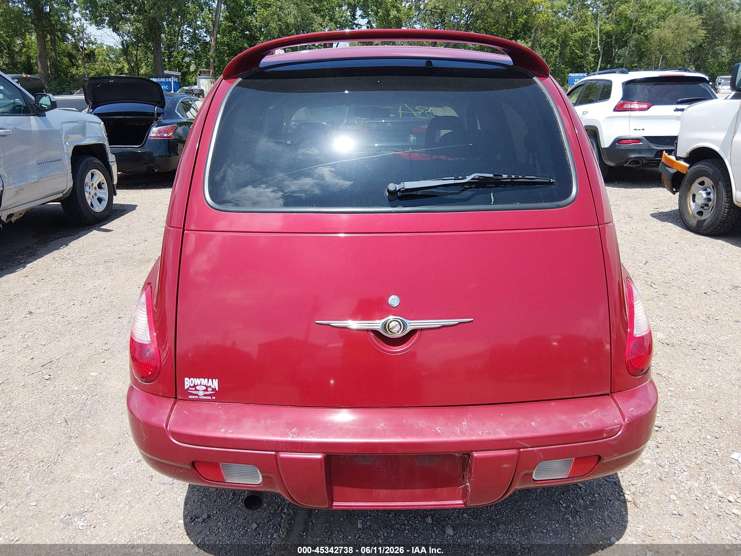 2006 Chrysler Pt Cruiser   Red vin: 3A4FY48B66T324611