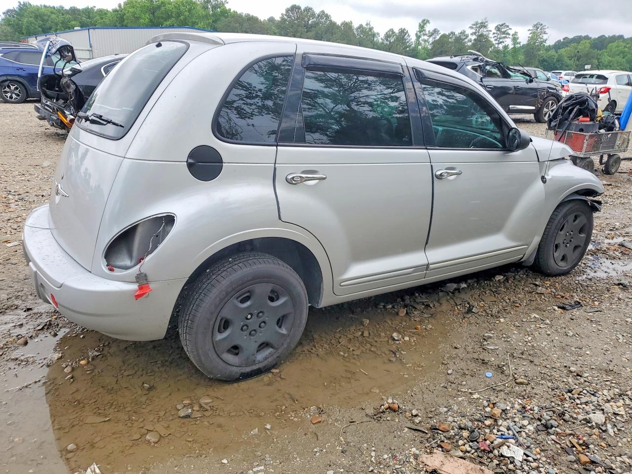2007 Chrysler Pt Cruiser Silver vin: 3A4FY48B67T528262