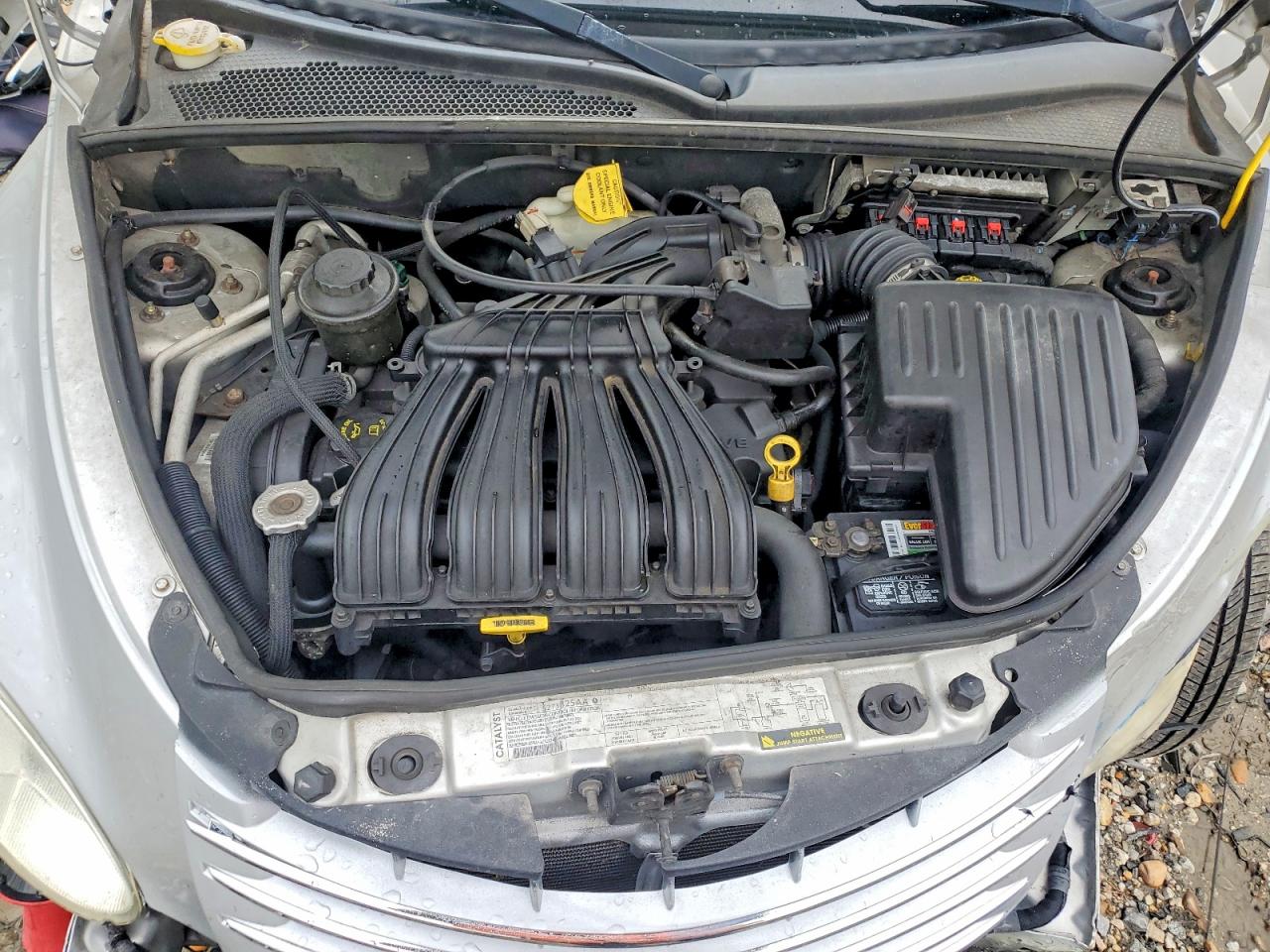 2007 Chrysler Pt Cruiser Silver vin: 3A4FY48B67T528262