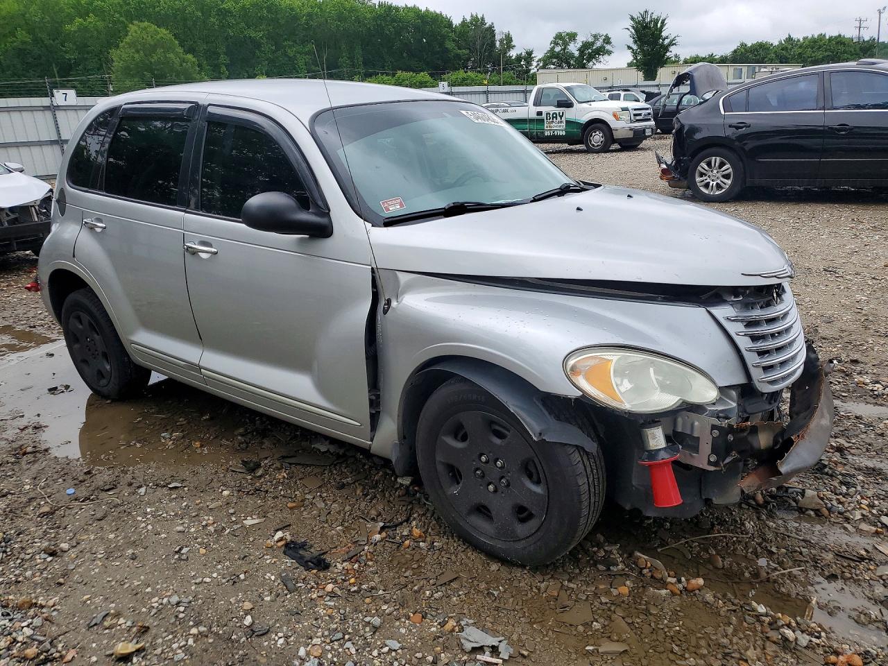2007 Chrysler Pt Cruiser Silver vin: 3A4FY48B67T528262
