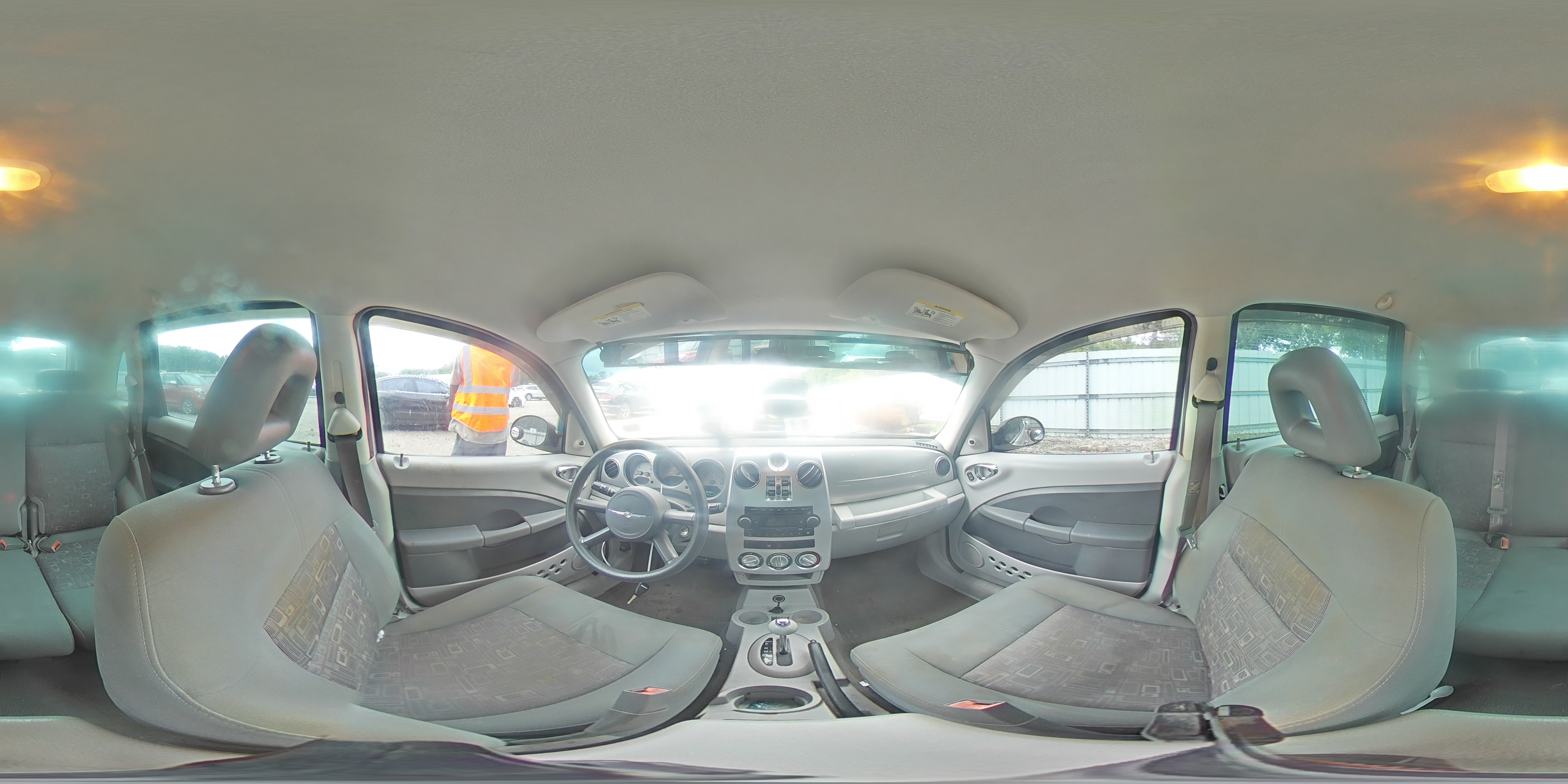 2007 Chrysler Pt Cruiser Silver vin: 3A4FY48B67T528262