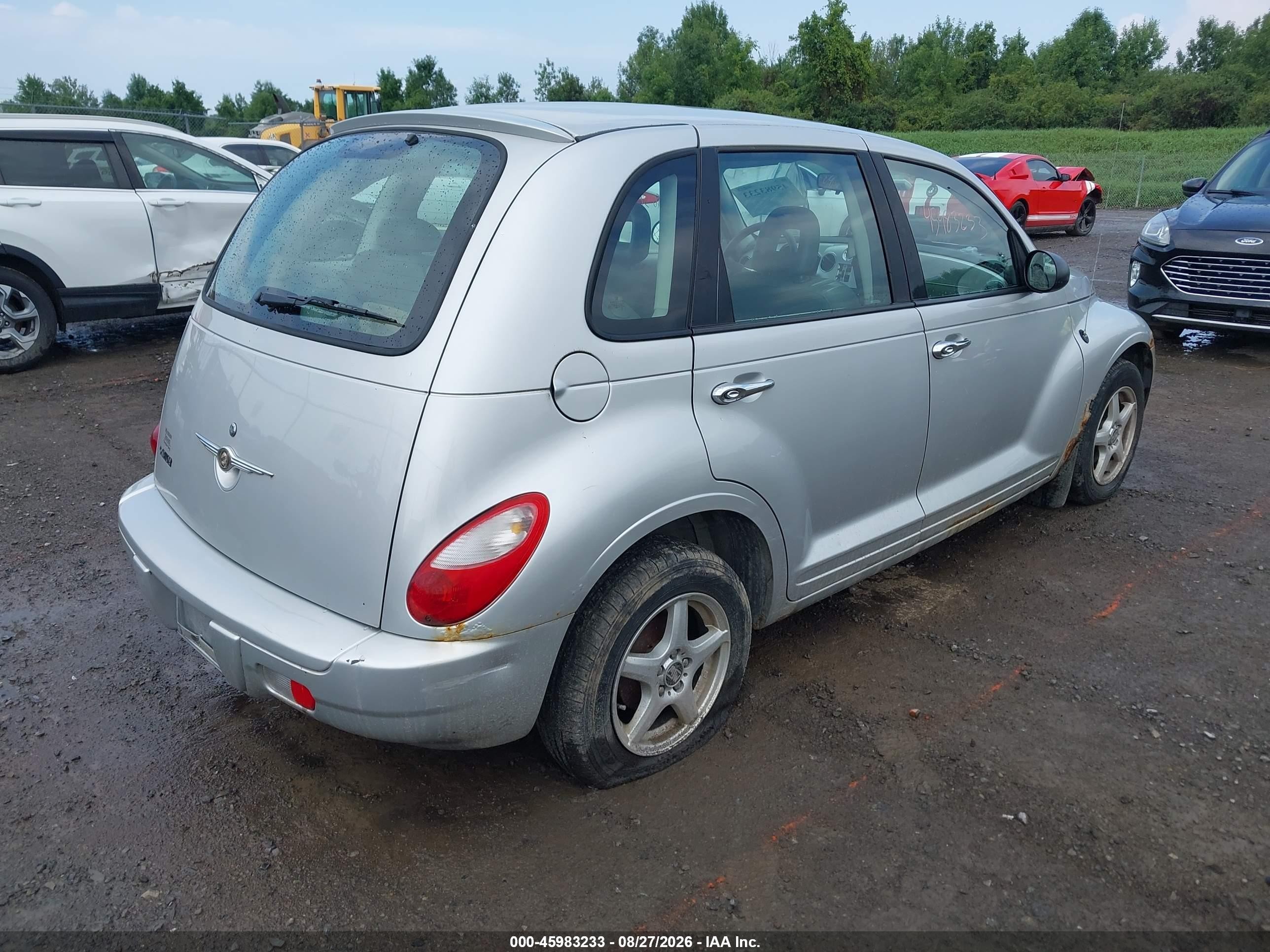 2007 Chrysler Pt Cruiser   Silver vin: 3A4FY48B67T558166