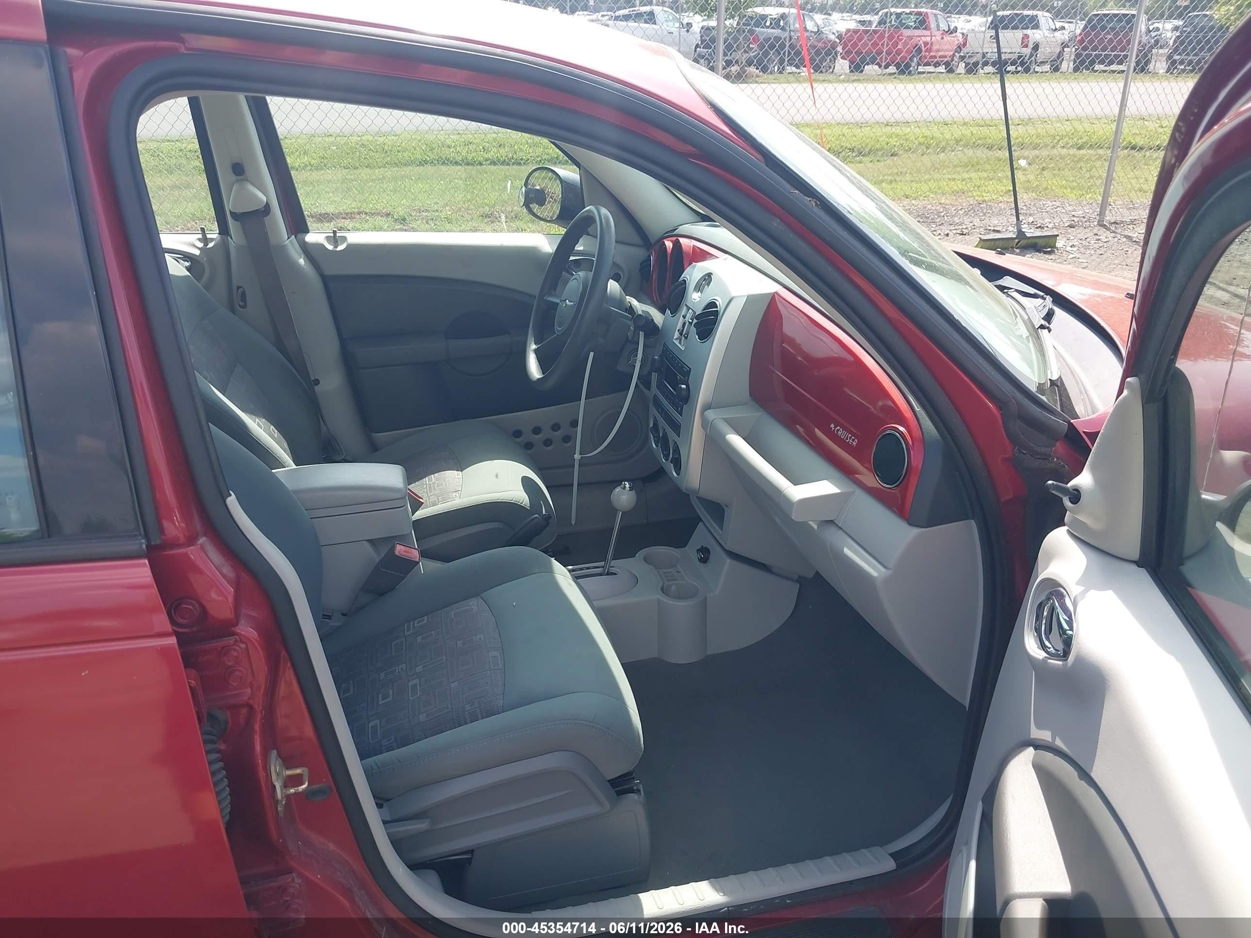2007 Chrysler Pt Cruiser   Red vin: 3A4FY48B67T628295