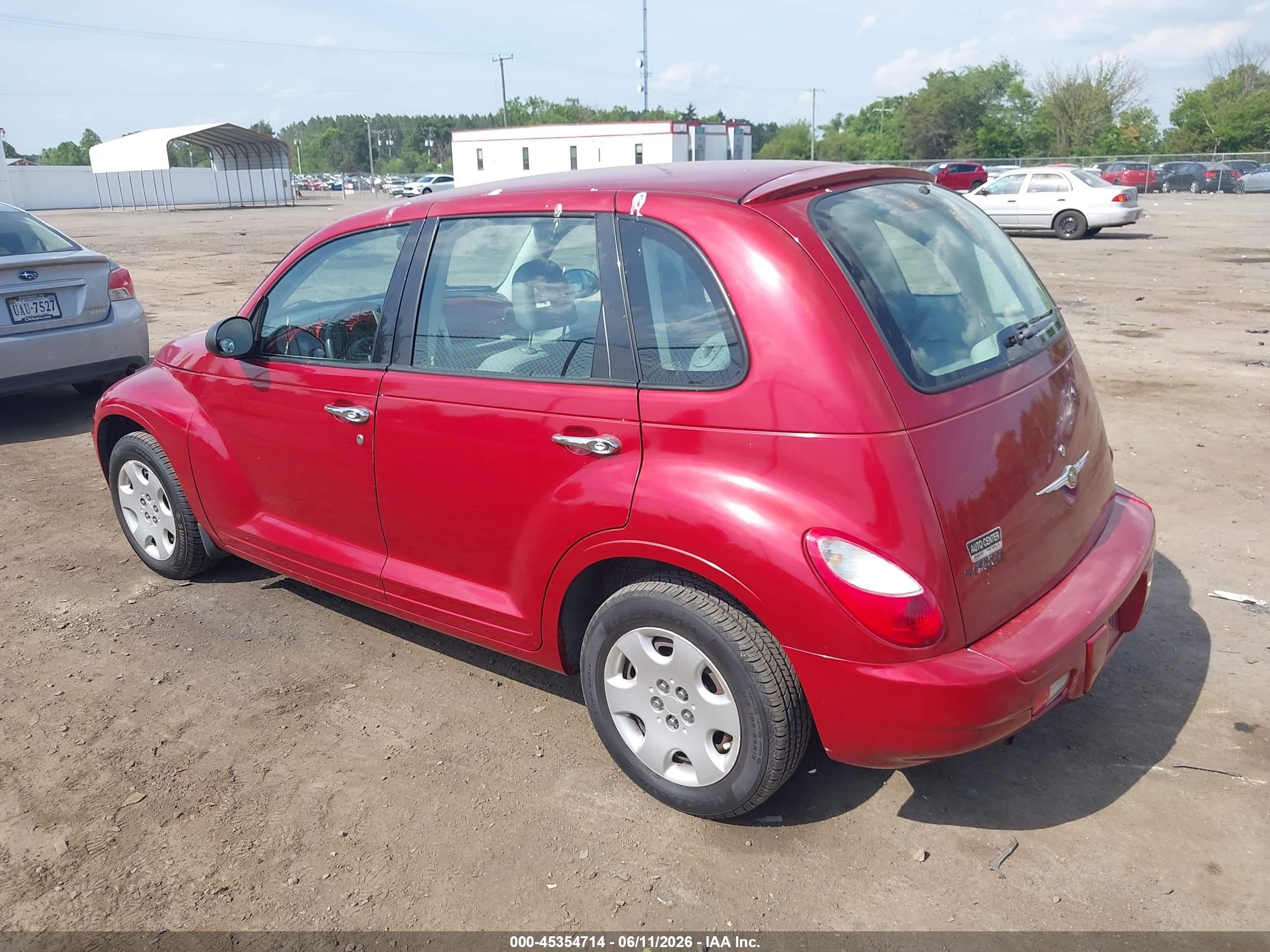 2007 Chrysler Pt Cruiser   Red vin: 3A4FY48B67T628295