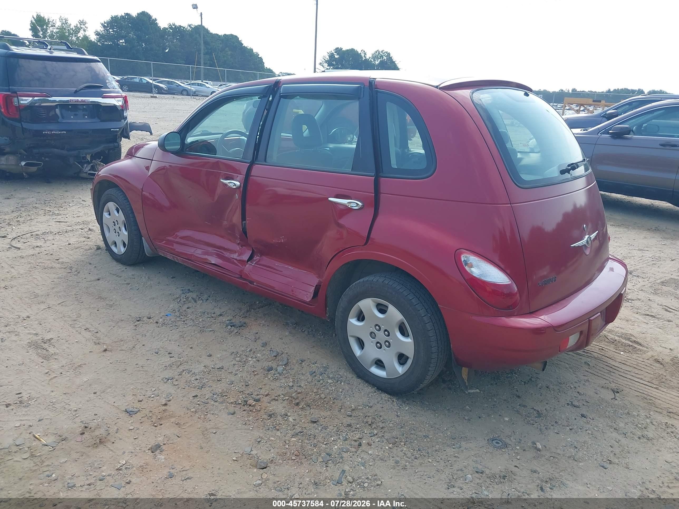2007 Chrysler Pt Cruiser   Burgundy vin: 3A4FY48B77T526925