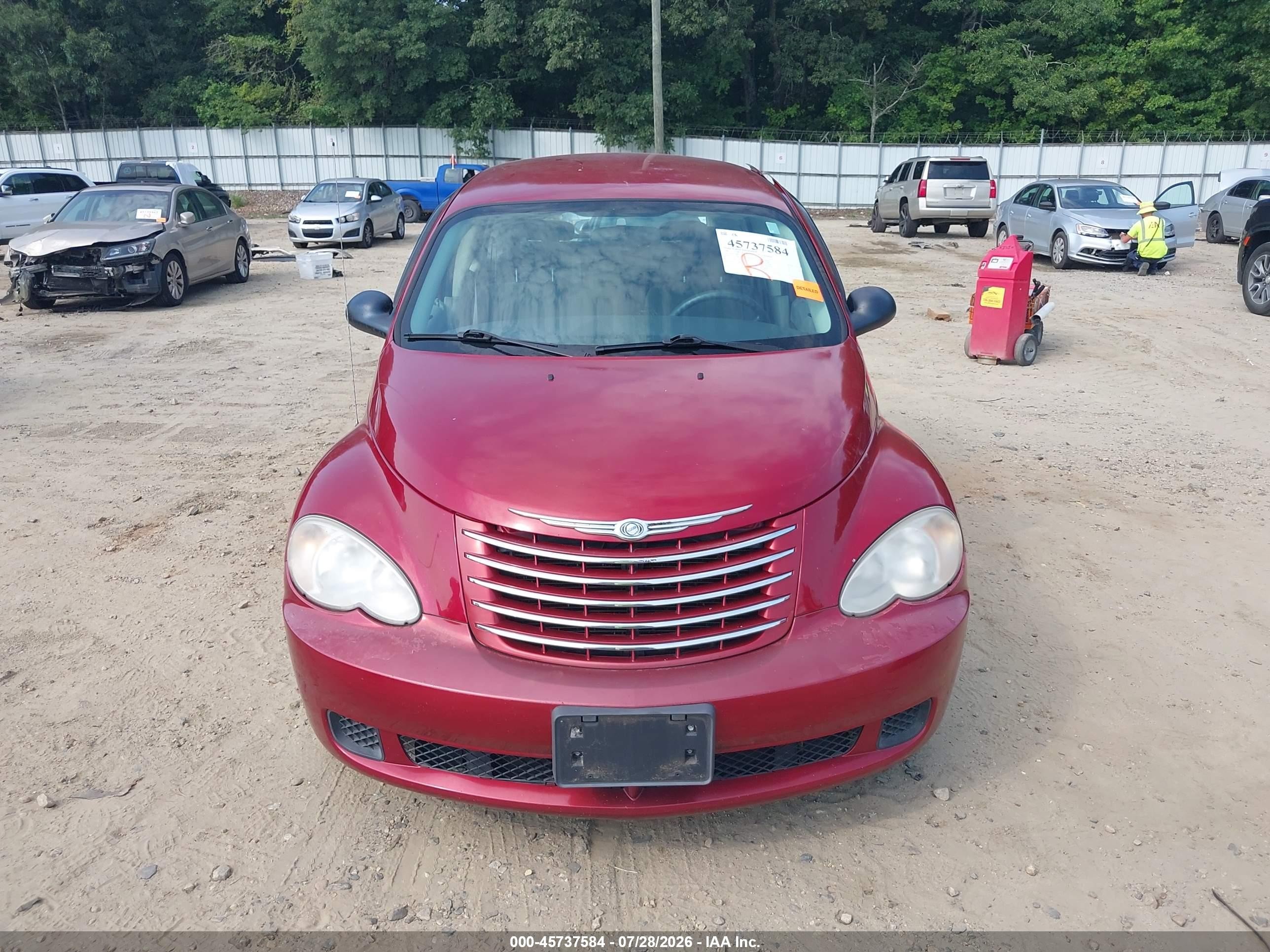 2007 Chrysler Pt Cruiser   Burgundy vin: 3A4FY48B77T526925