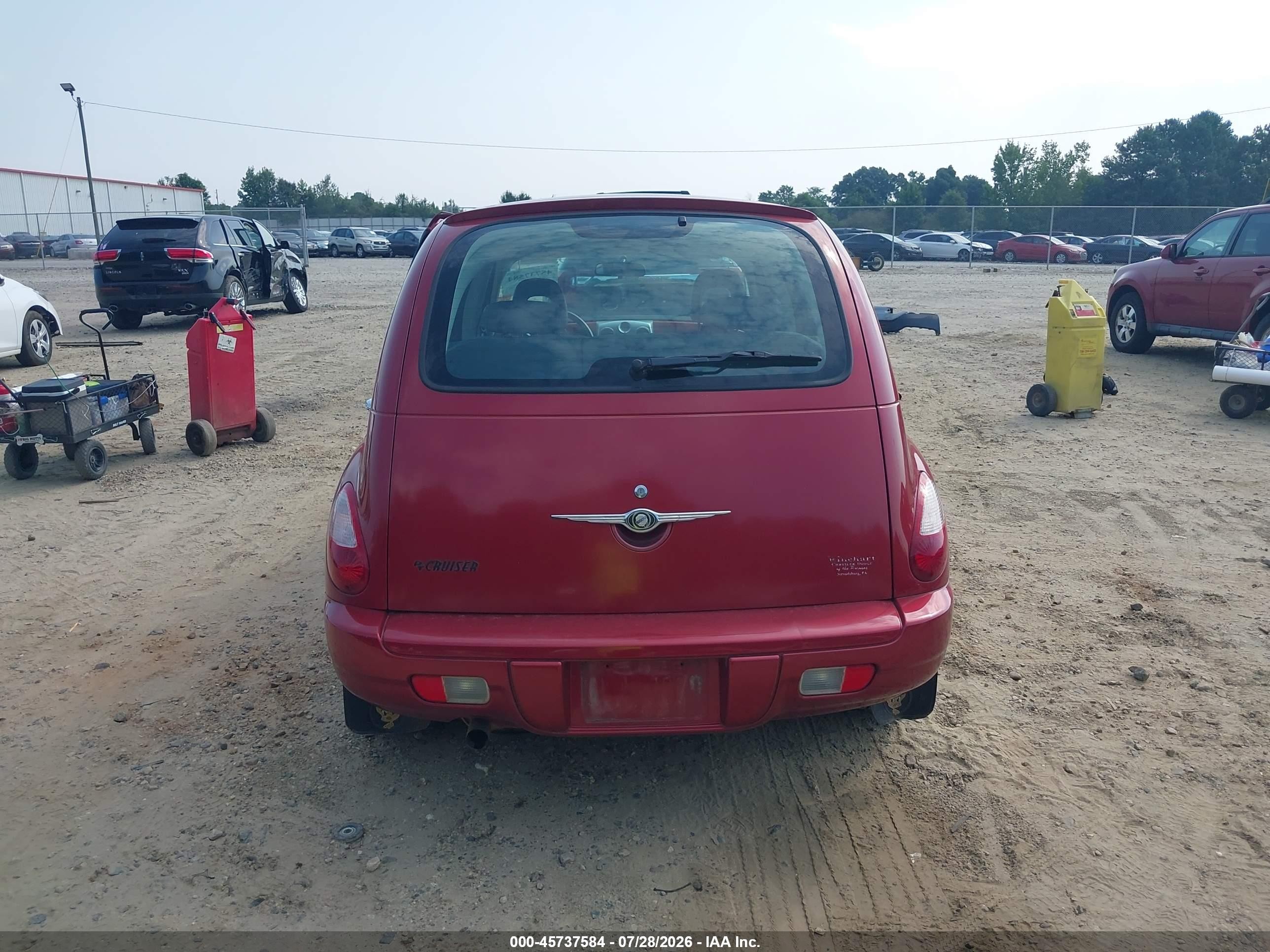 2007 Chrysler Pt Cruiser   Burgundy vin: 3A4FY48B77T526925