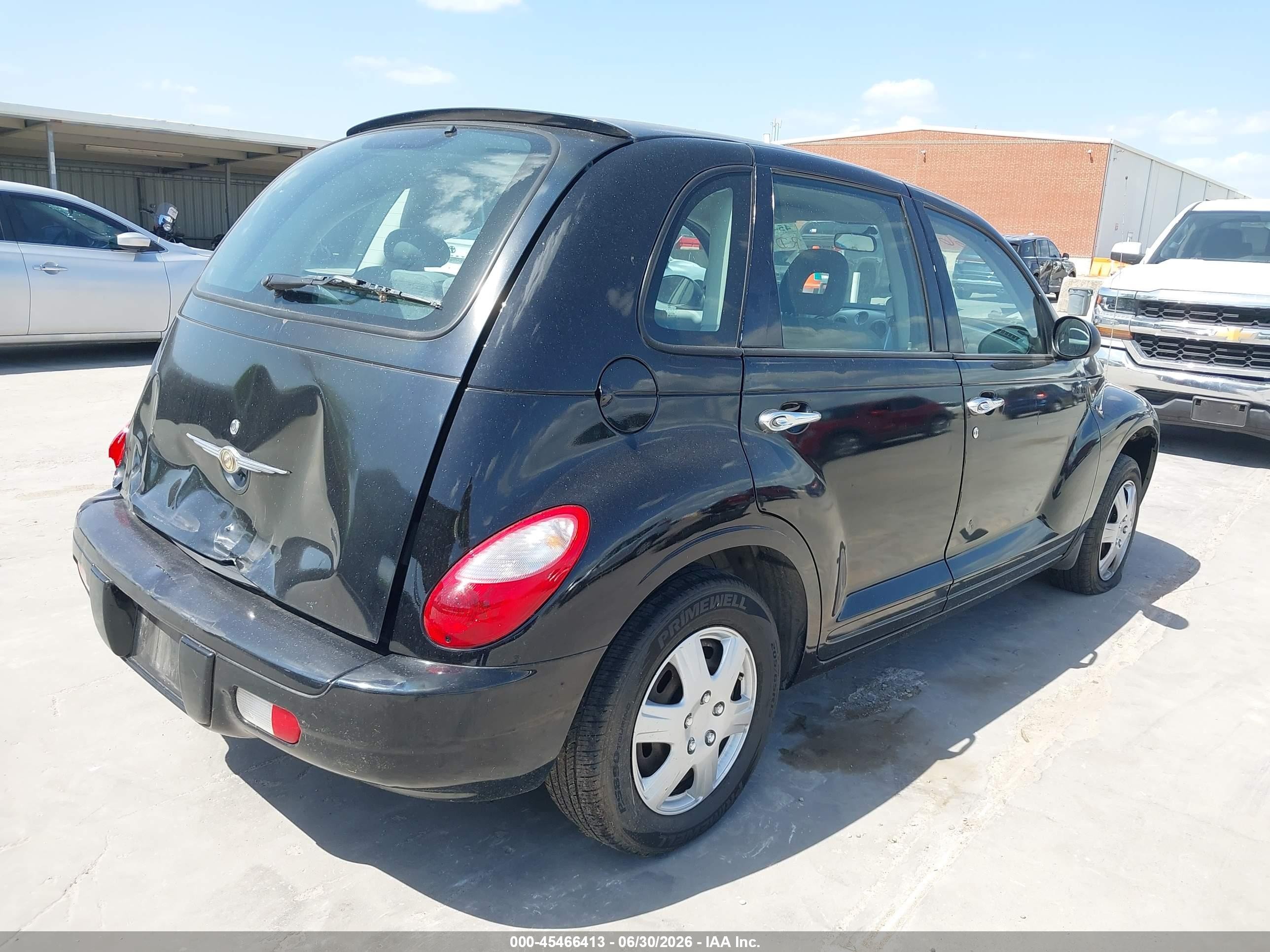 2006 Chrysler Pt Cruiser   Black vin: 3A4FY48BX6T229582