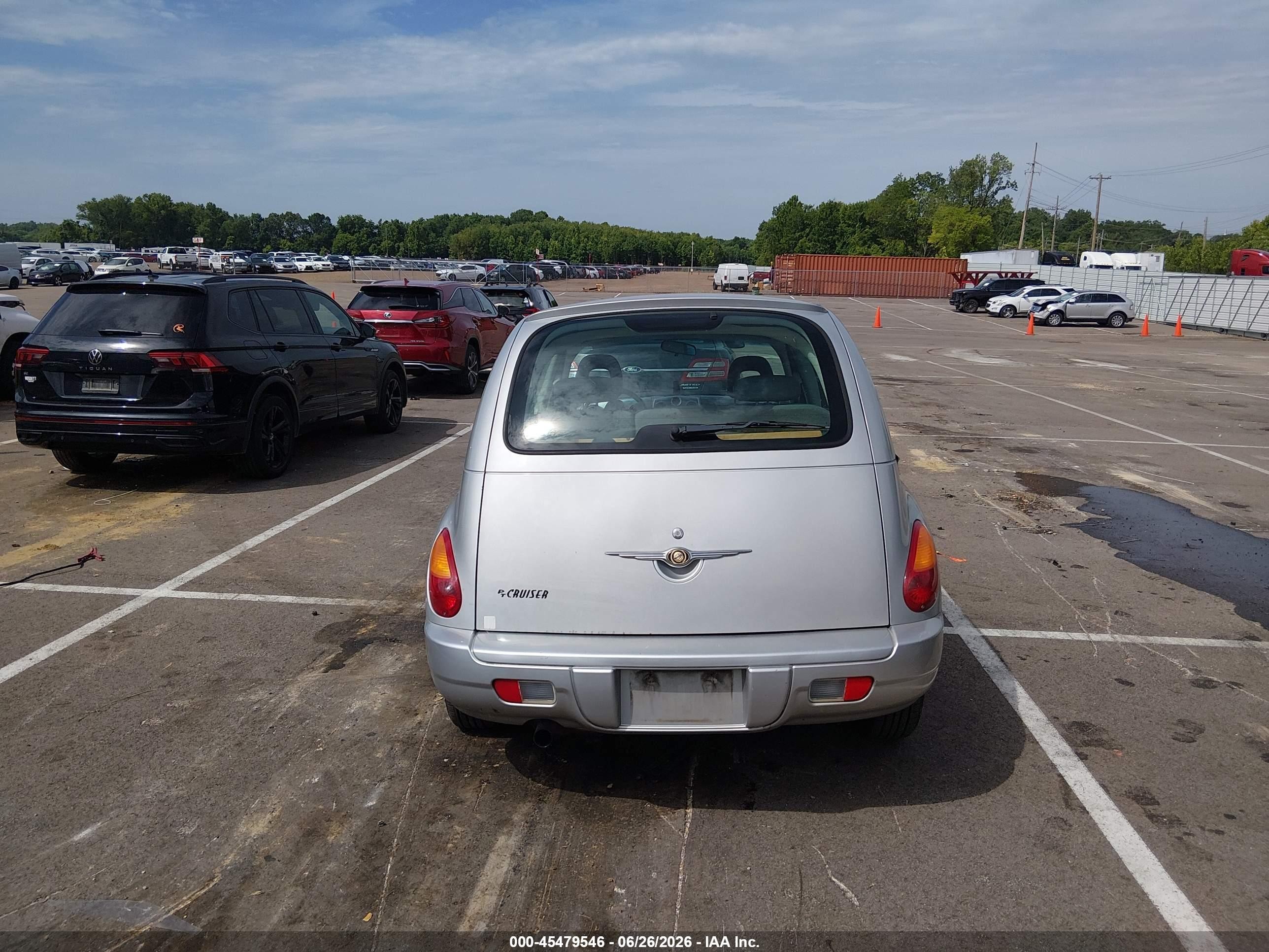 2007 Chrysler Pt Cruiser   Silver vin: 3A4FY48BX7T503686