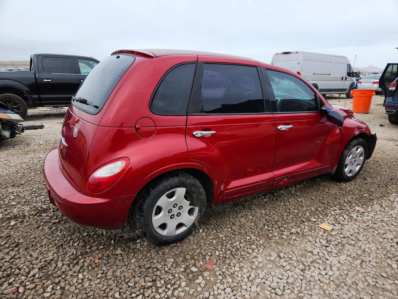 2007 Chrysler Pt Cruiser Red vin: 3A4FY48BX7T519581