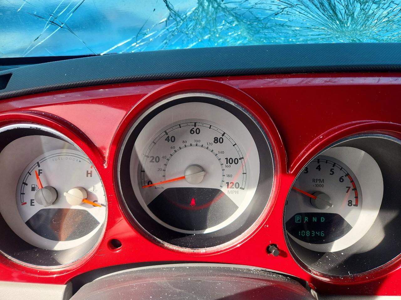 2007 Chrysler Pt Cruiser Red vin: 3A4FY48BX7T519581