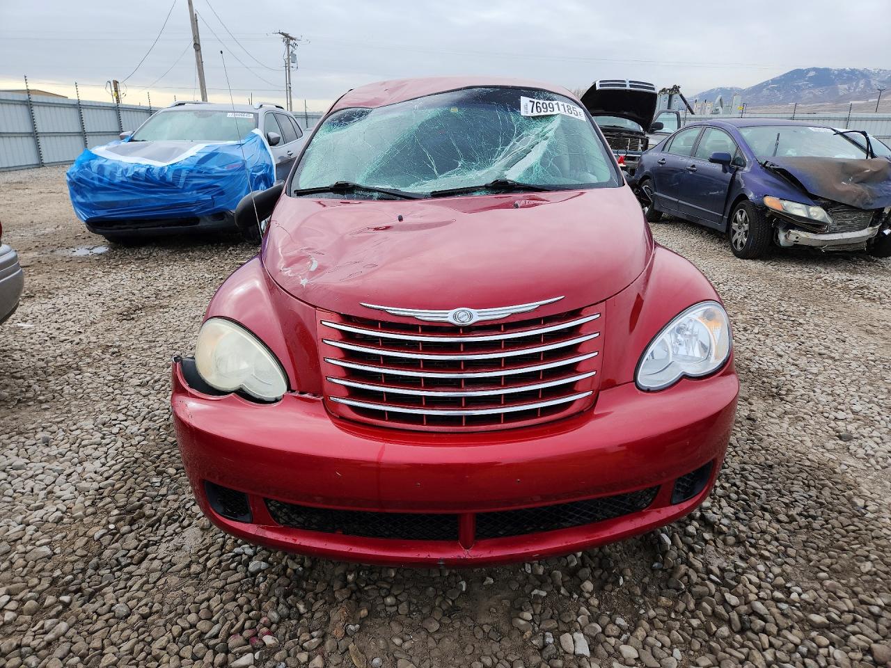 2007 Chrysler Pt Cruiser Red vin: 3A4FY48BX7T519581
