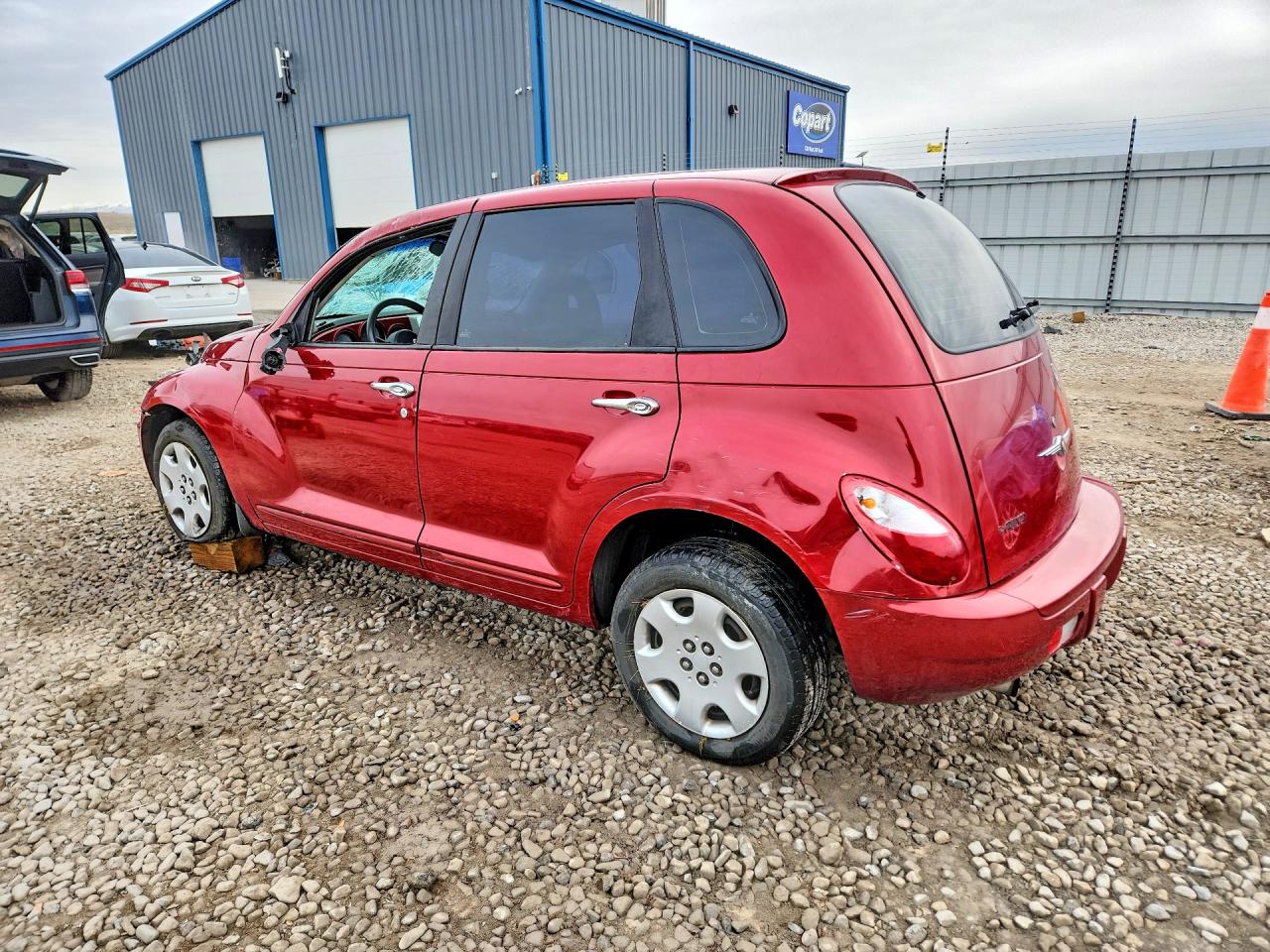 2007 Chrysler Pt Cruiser Red vin: 3A4FY48BX7T519581