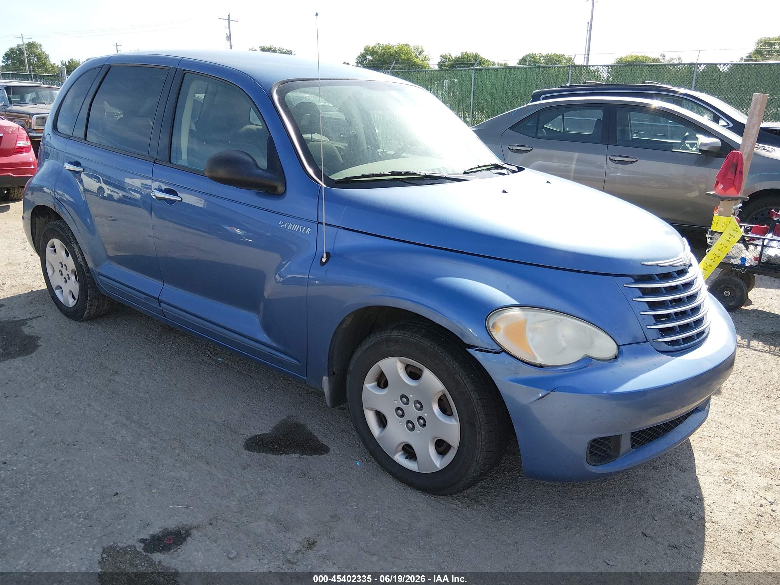 2006 Chrysler Pt Cruiser Touring Blue vin: 3A4FY58B06T292809