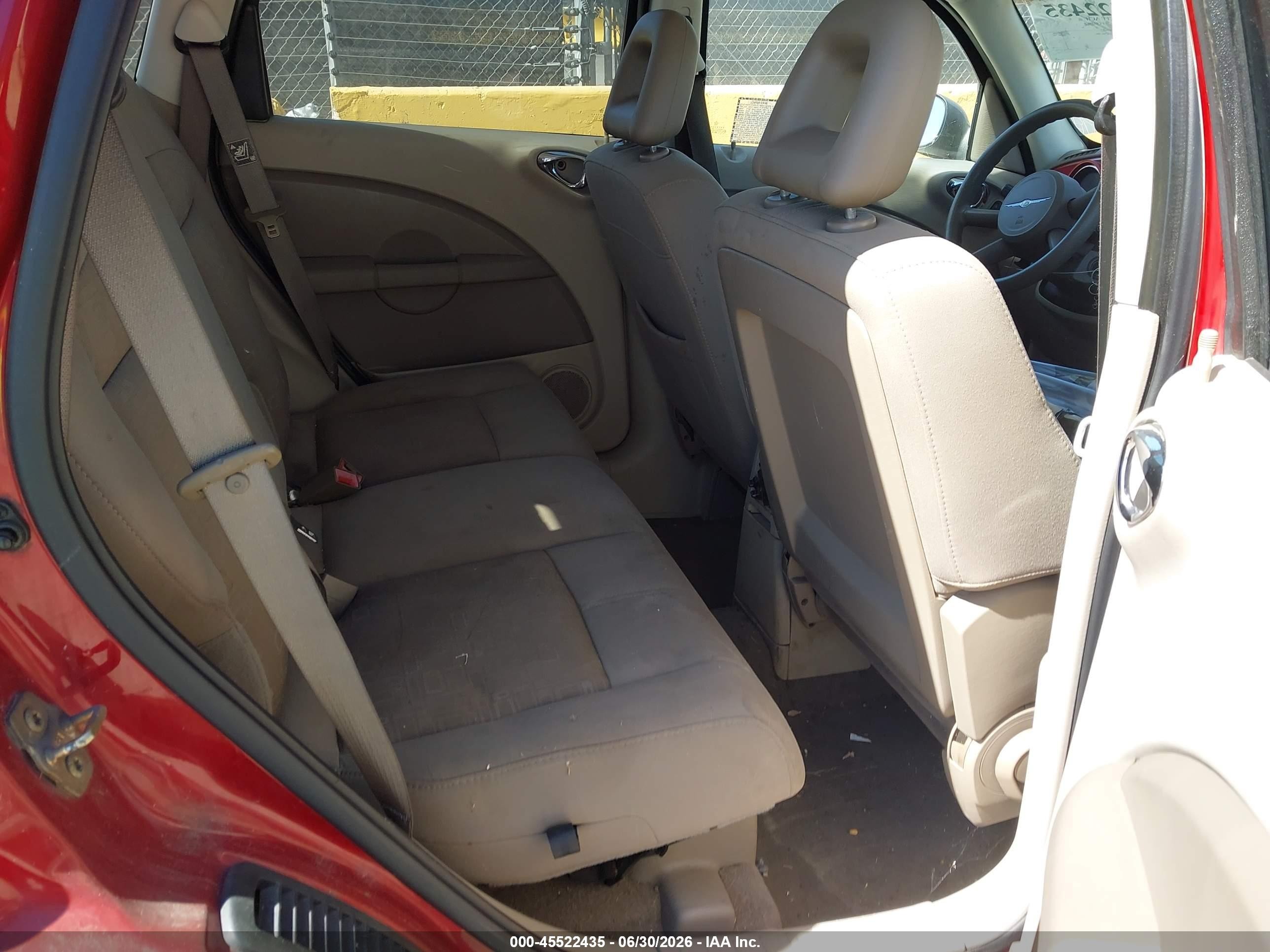 2006 Chrysler Pt Cruiser Touring Burgundy vin: 3A4FY58B06T298853
