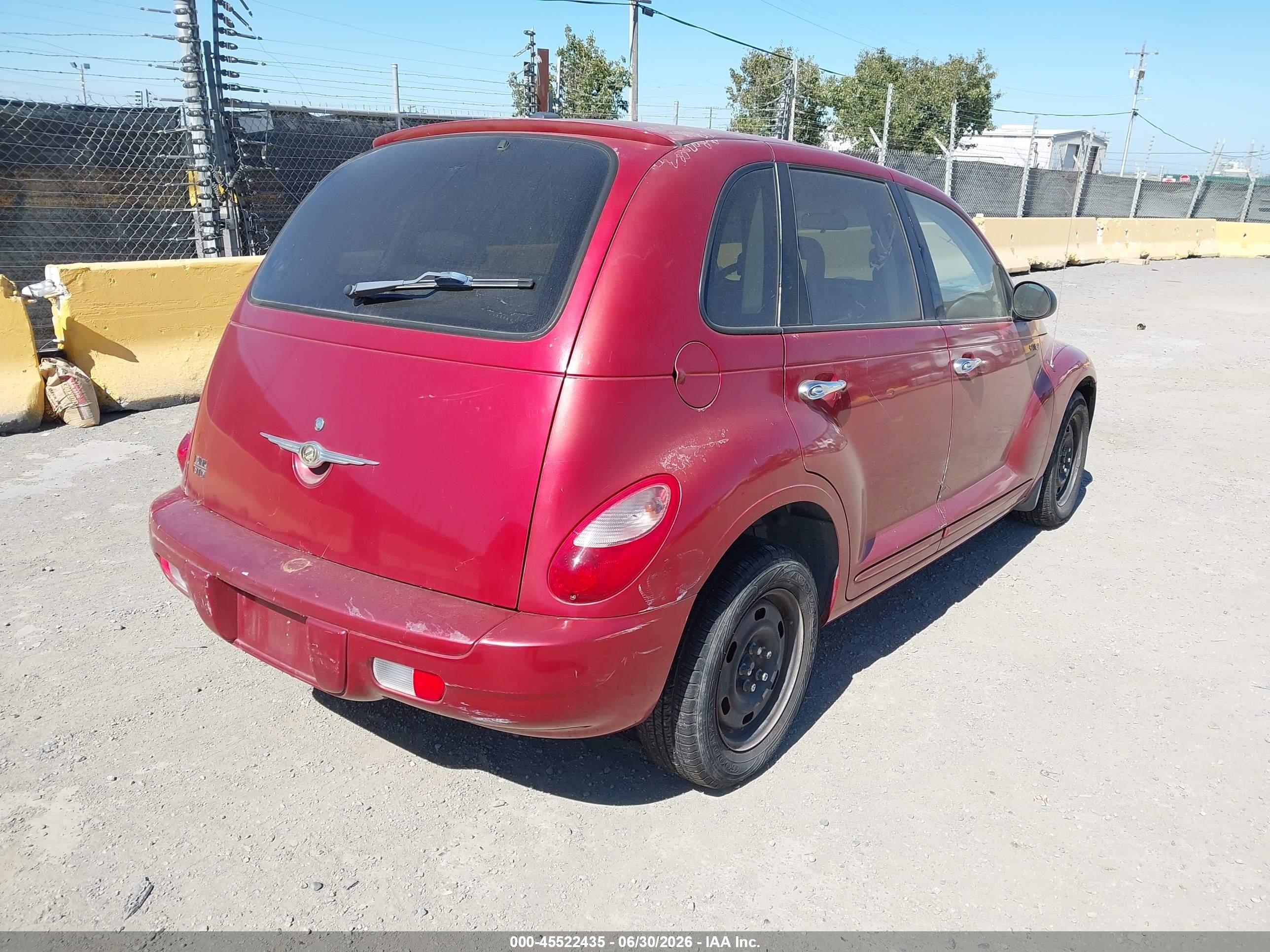 2006 Chrysler Pt Cruiser Touring Burgundy vin: 3A4FY58B06T298853
