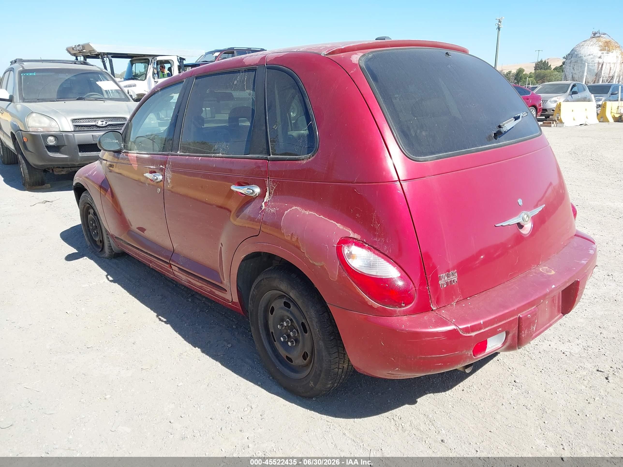 2006 Chrysler Pt Cruiser Touring Burgundy vin: 3A4FY58B06T298853
