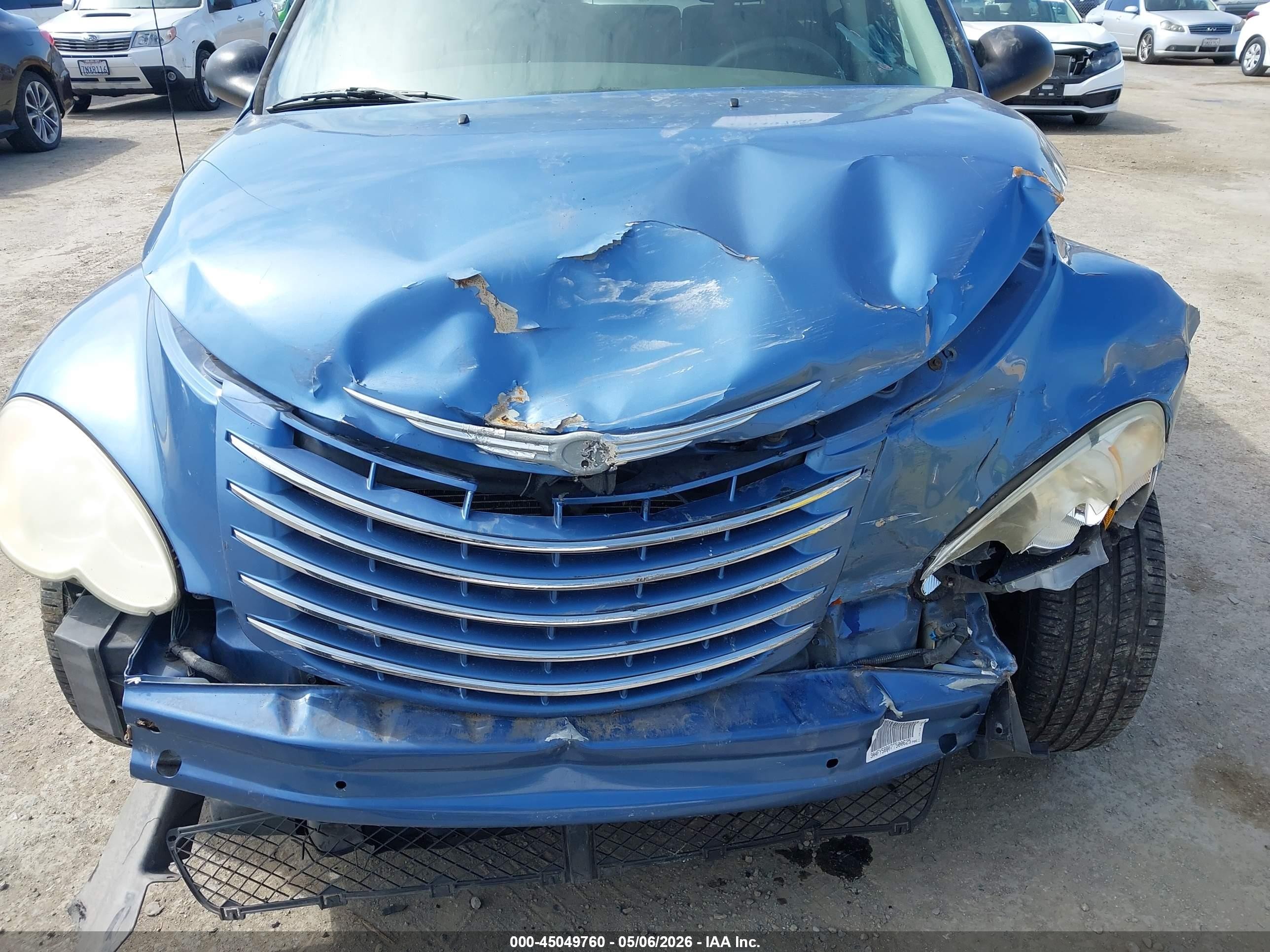 2007 Chrysler Pt Cruiser Touring Blue vin: 3A4FY58B07T500625