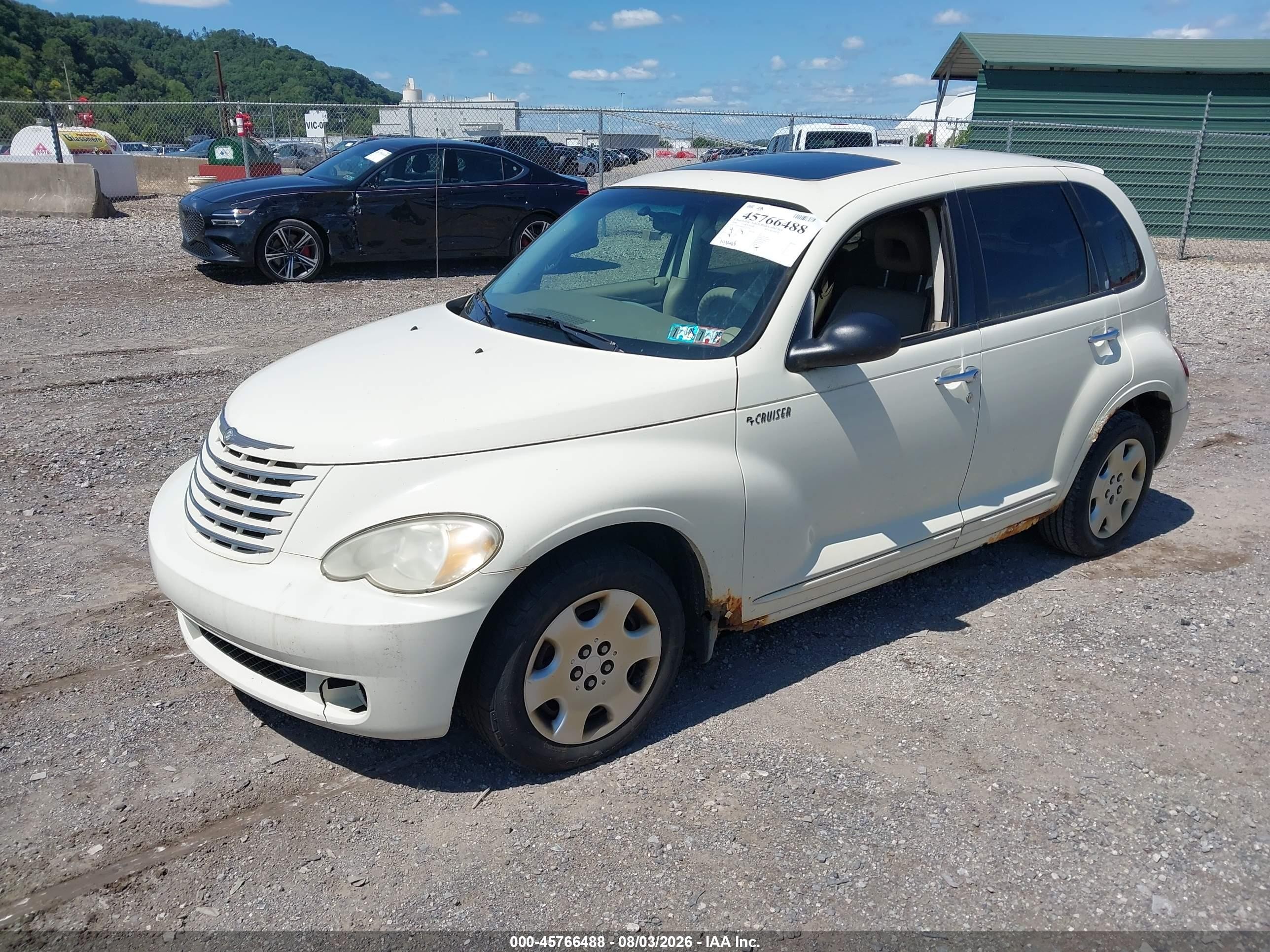 2006 Chrysler Pt Cruiser Touring White vin: 3A4FY58B36T221295