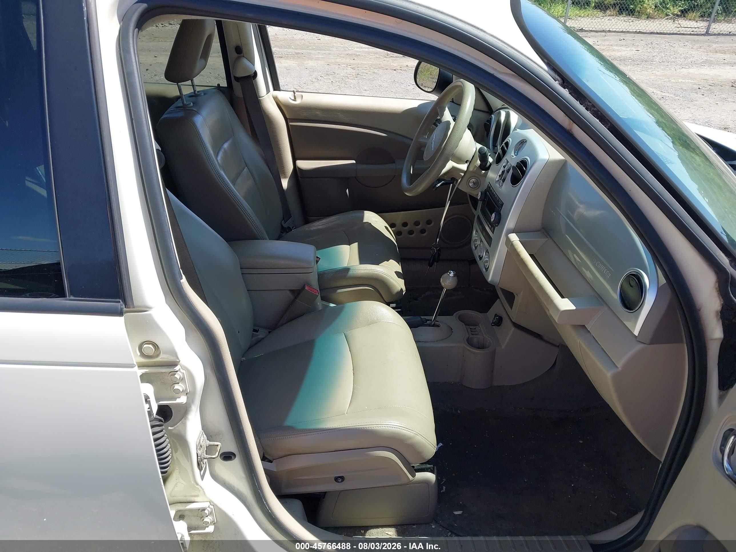 2006 Chrysler Pt Cruiser Touring White vin: 3A4FY58B36T221295