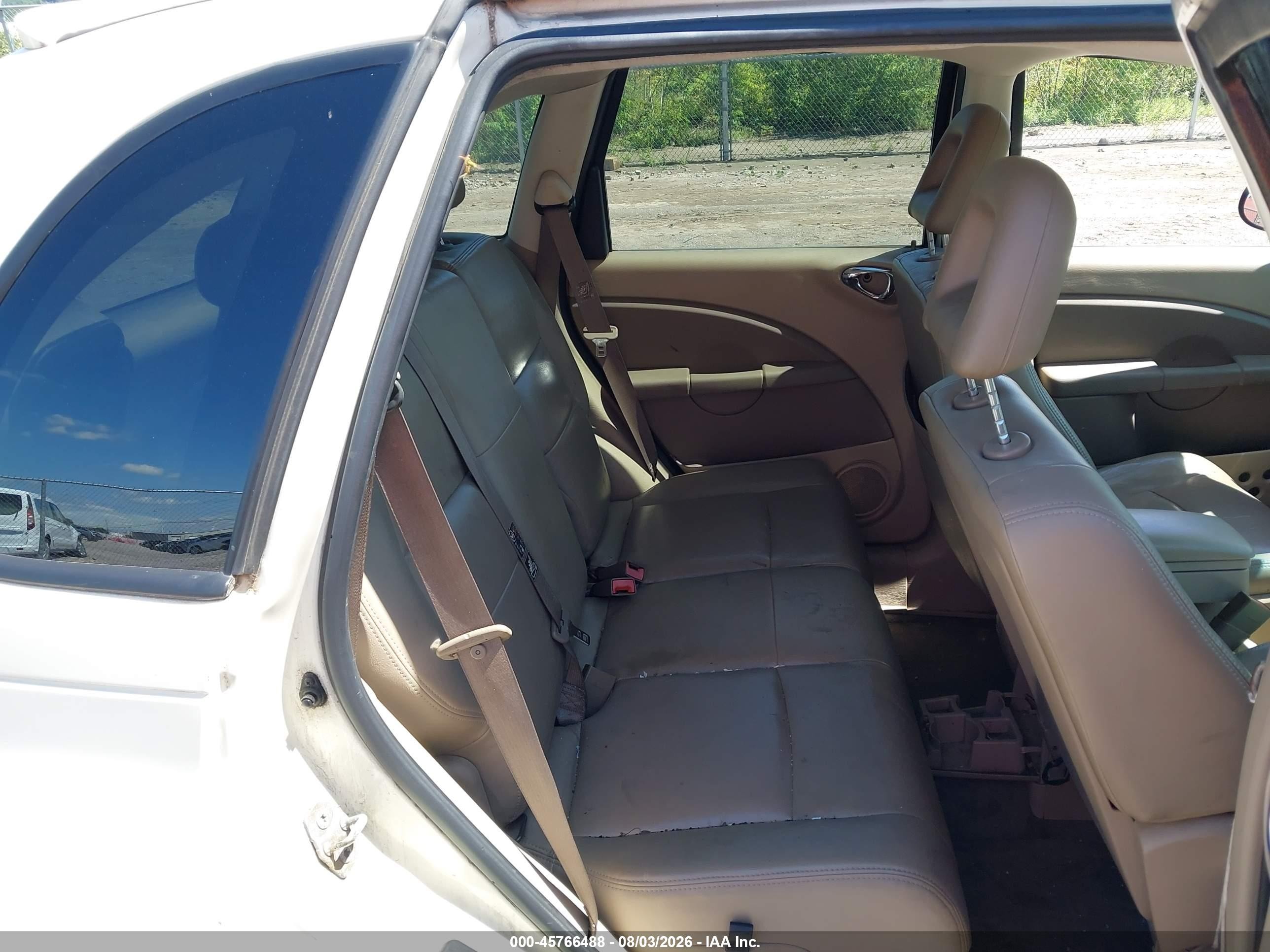2006 Chrysler Pt Cruiser Touring White vin: 3A4FY58B36T221295