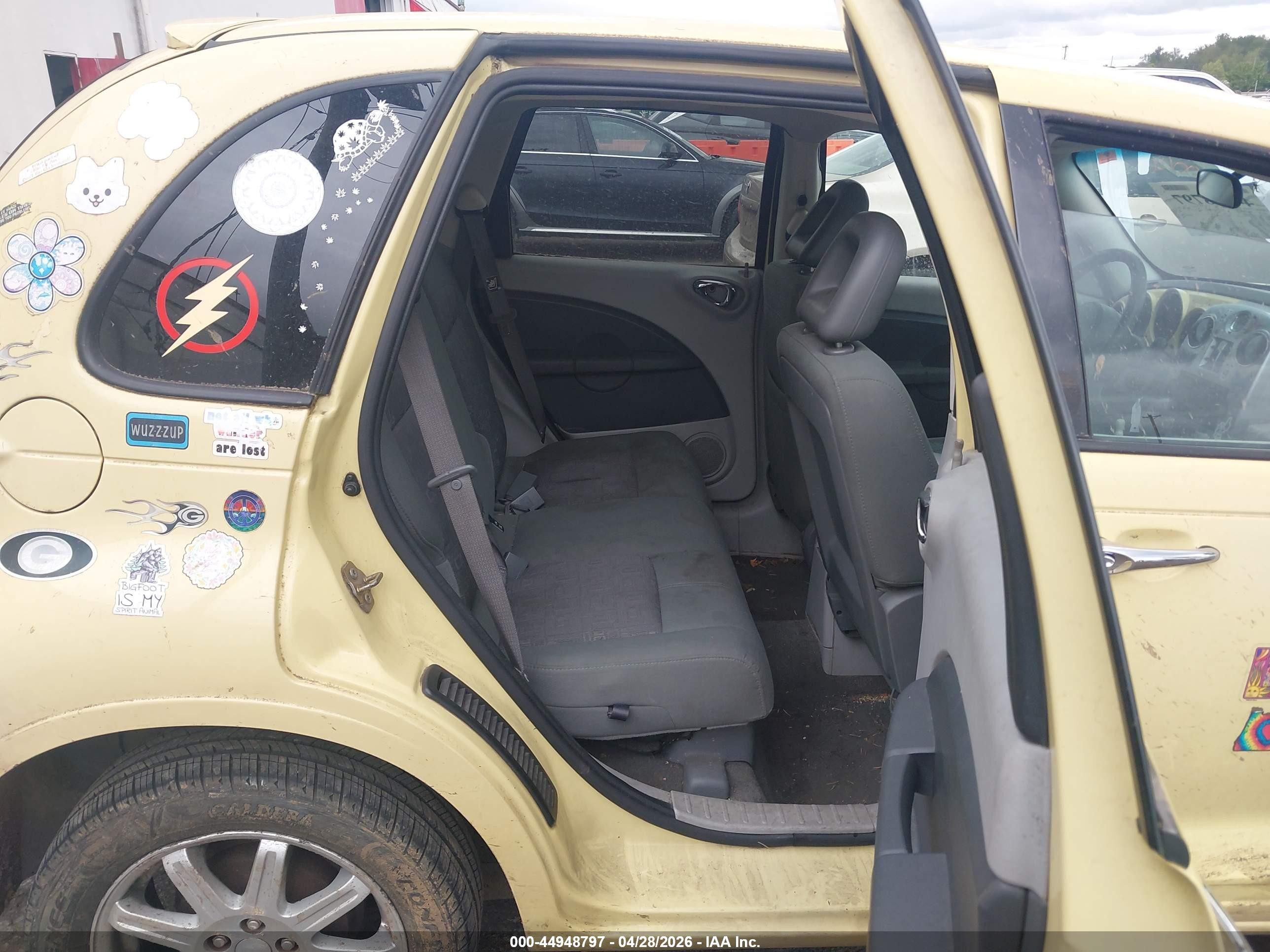2007 Chrysler Pt Cruiser Touring Yellow vin: 3A4FY58B37T604011