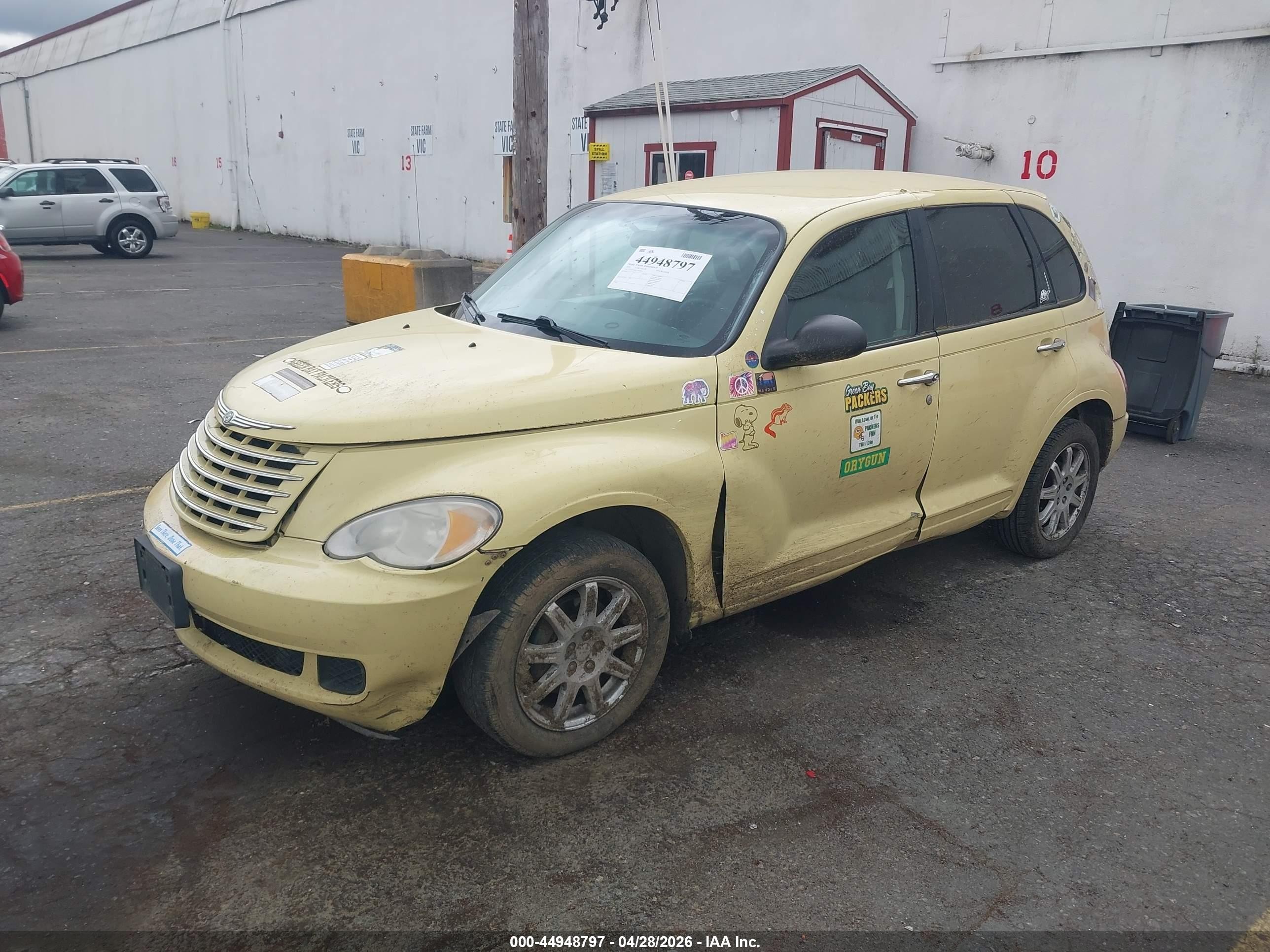 2007 Chrysler Pt Cruiser Touring Yellow vin: 3A4FY58B37T604011