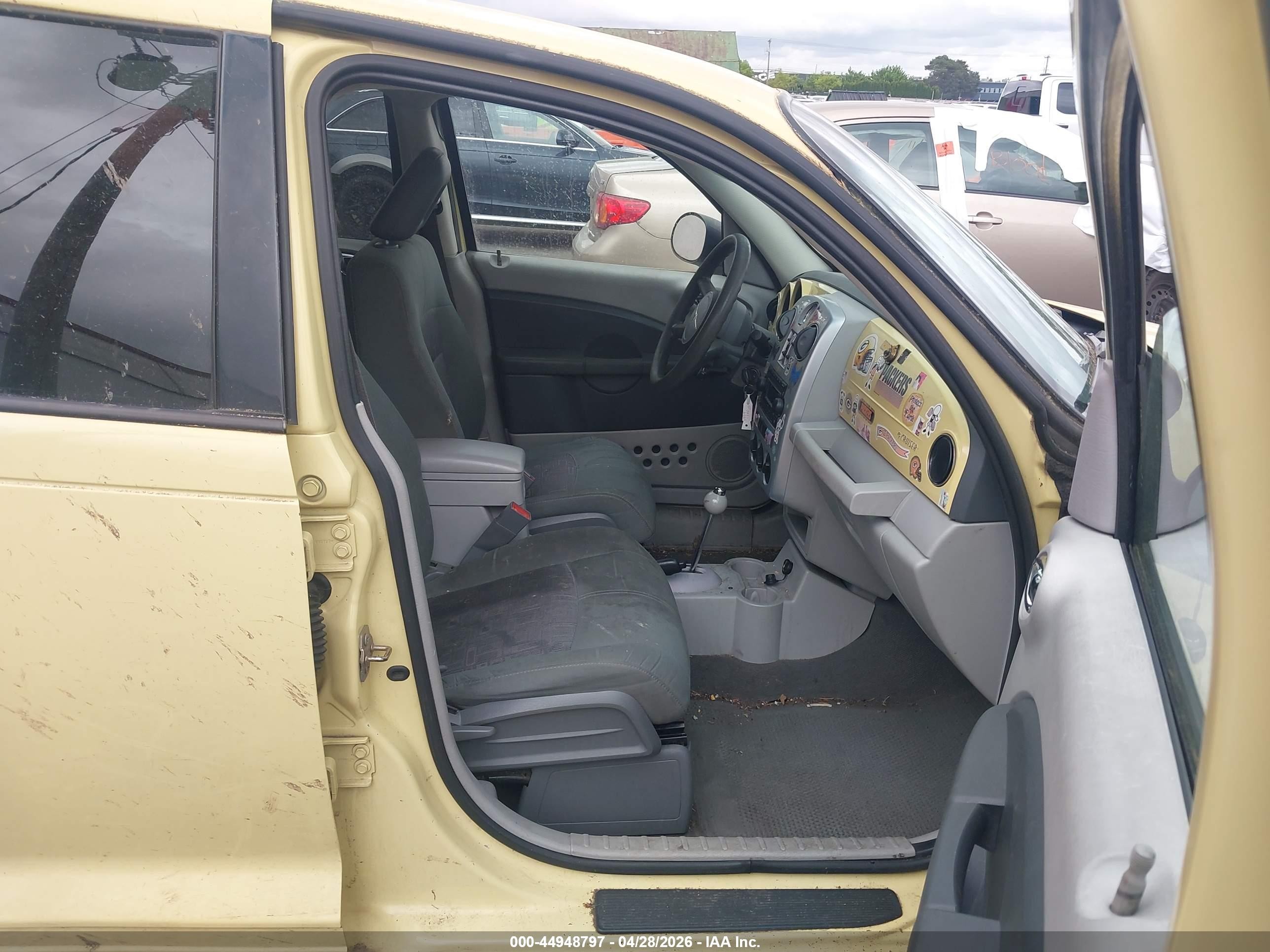 2007 Chrysler Pt Cruiser Touring Yellow vin: 3A4FY58B37T604011