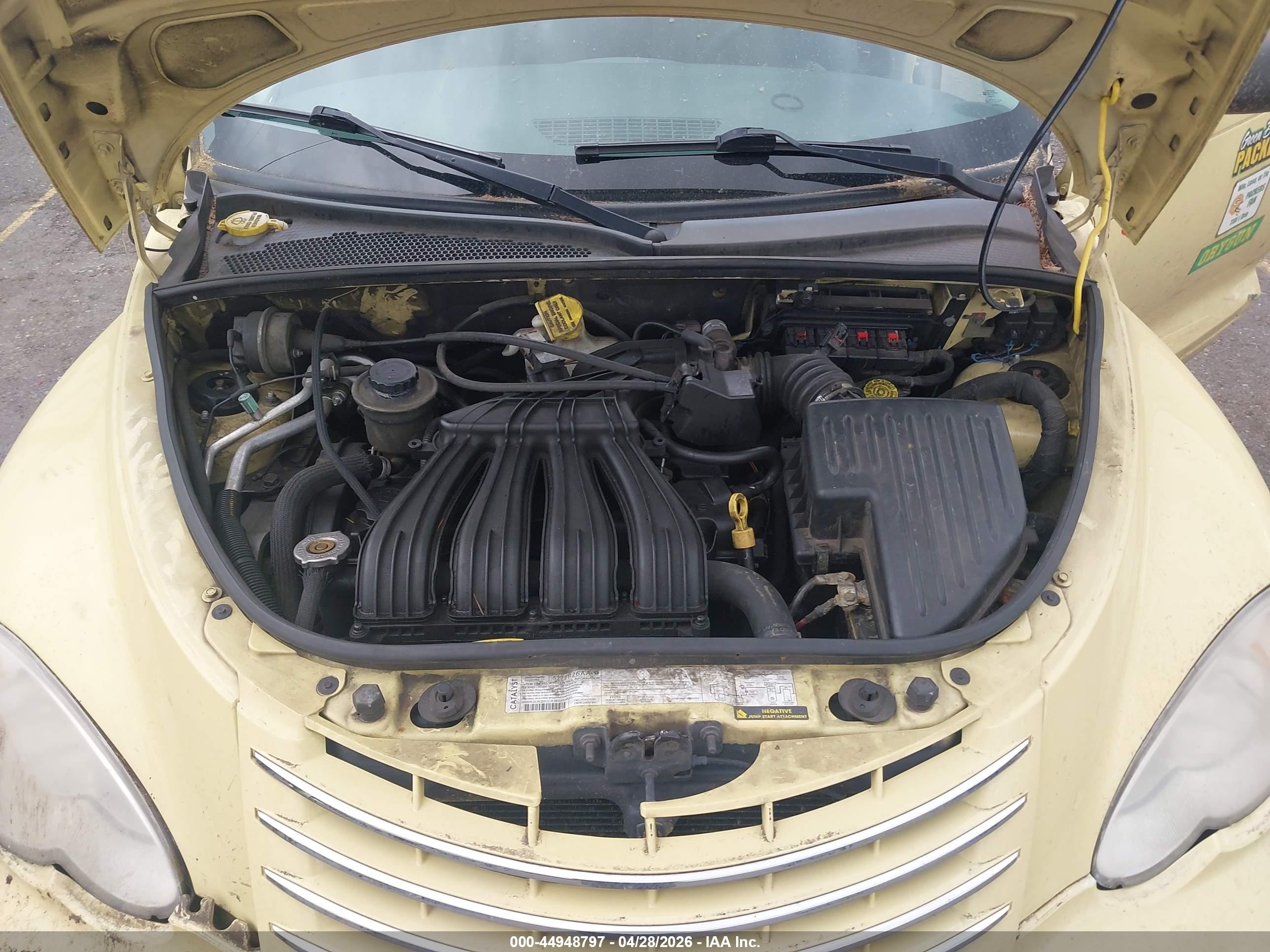 2007 Chrysler Pt Cruiser Touring Yellow vin: 3A4FY58B37T604011