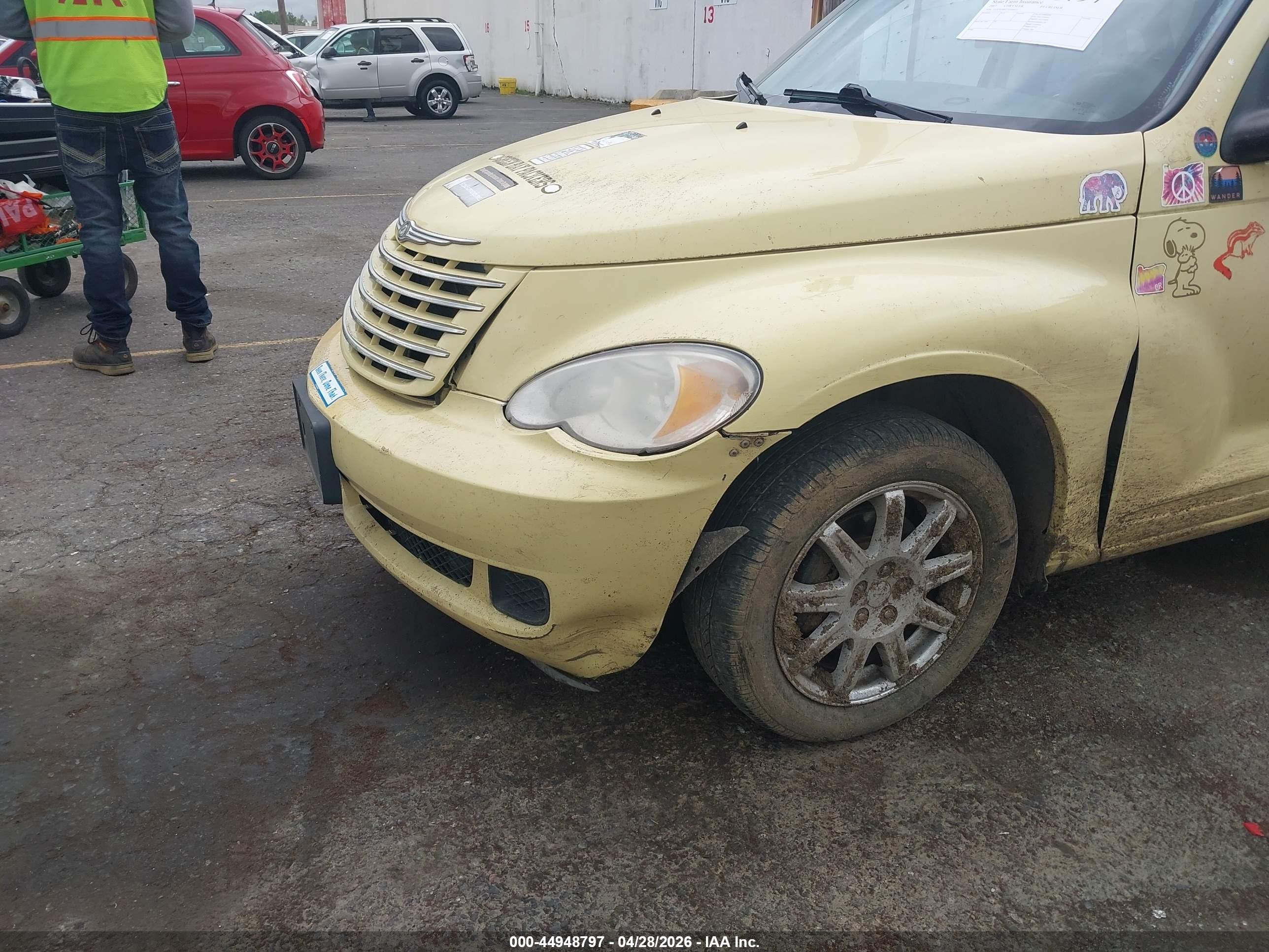 2007 Chrysler Pt Cruiser Touring Yellow vin: 3A4FY58B37T604011