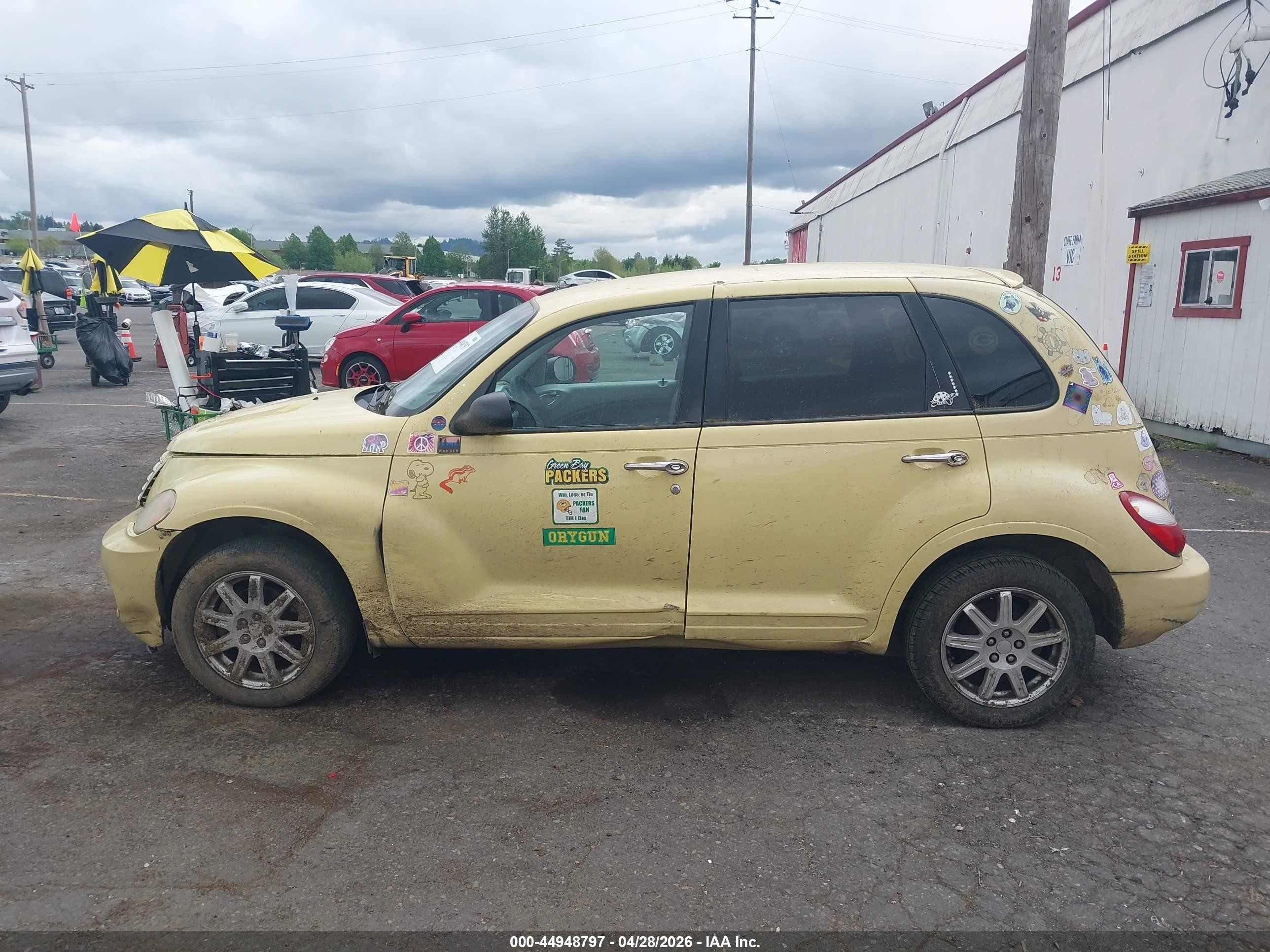 2007 Chrysler Pt Cruiser Touring Yellow vin: 3A4FY58B37T604011