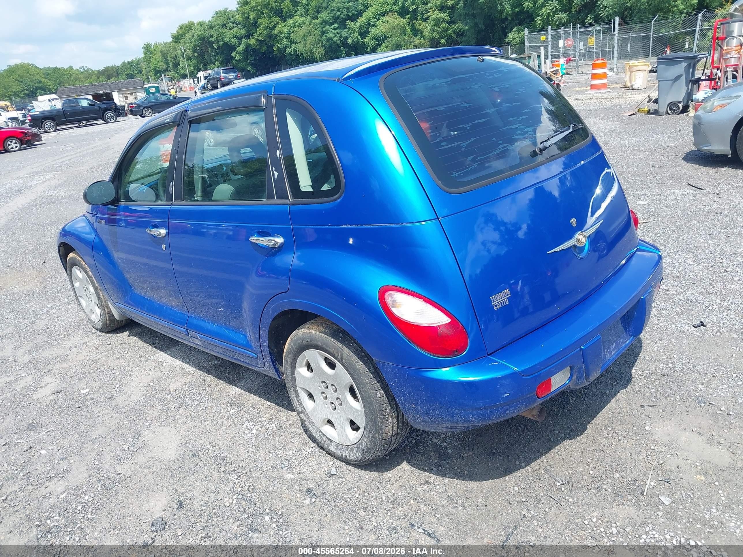 2006 Chrysler Pt Cruiser Touring Blue vin: 3A4FY58B56T202392