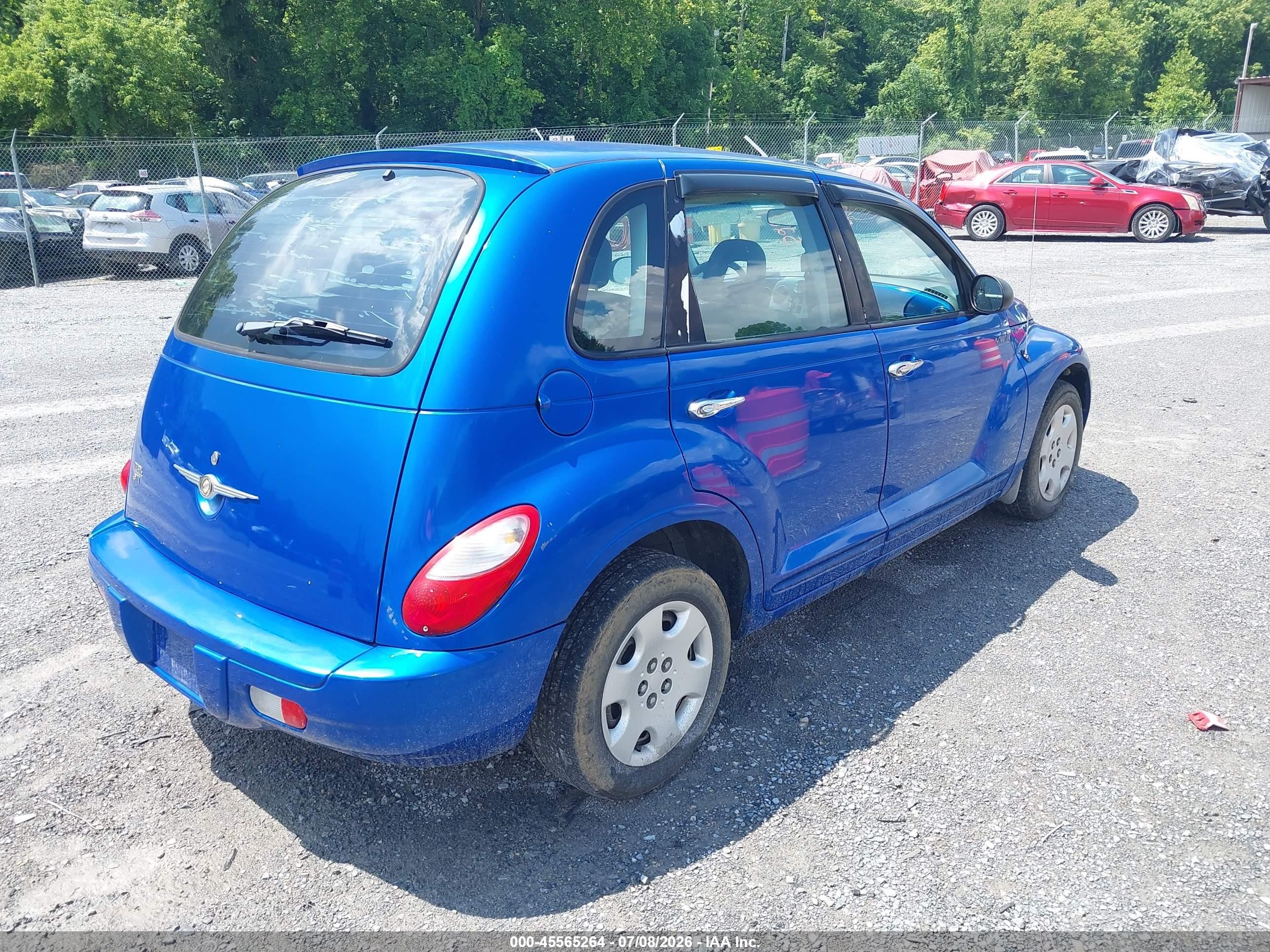 2006 Chrysler Pt Cruiser Touring Blue vin: 3A4FY58B56T202392