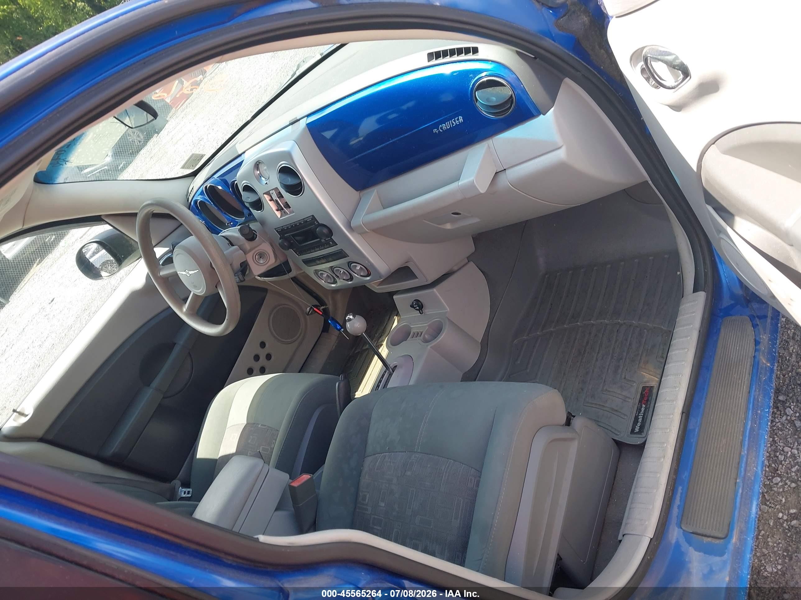 2006 Chrysler Pt Cruiser Touring Blue vin: 3A4FY58B56T202392