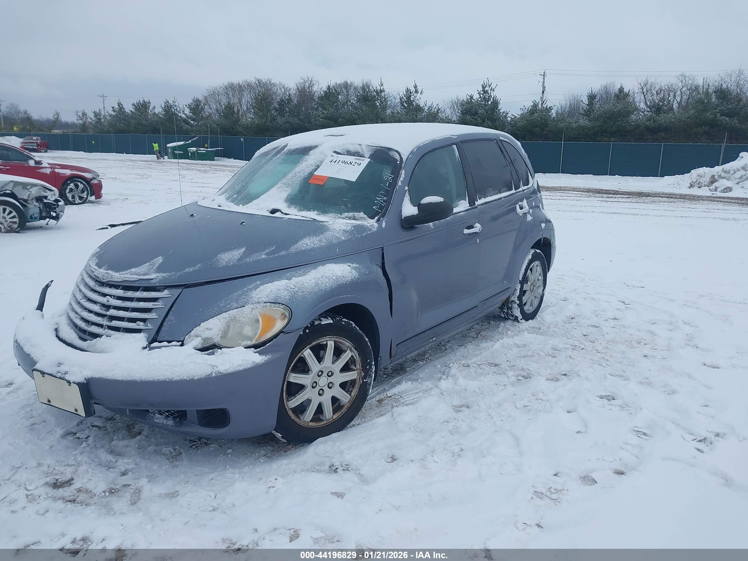 2007 Chrysler Pt Cruiser Touring Blue vin: 3A4FY58B57T567656