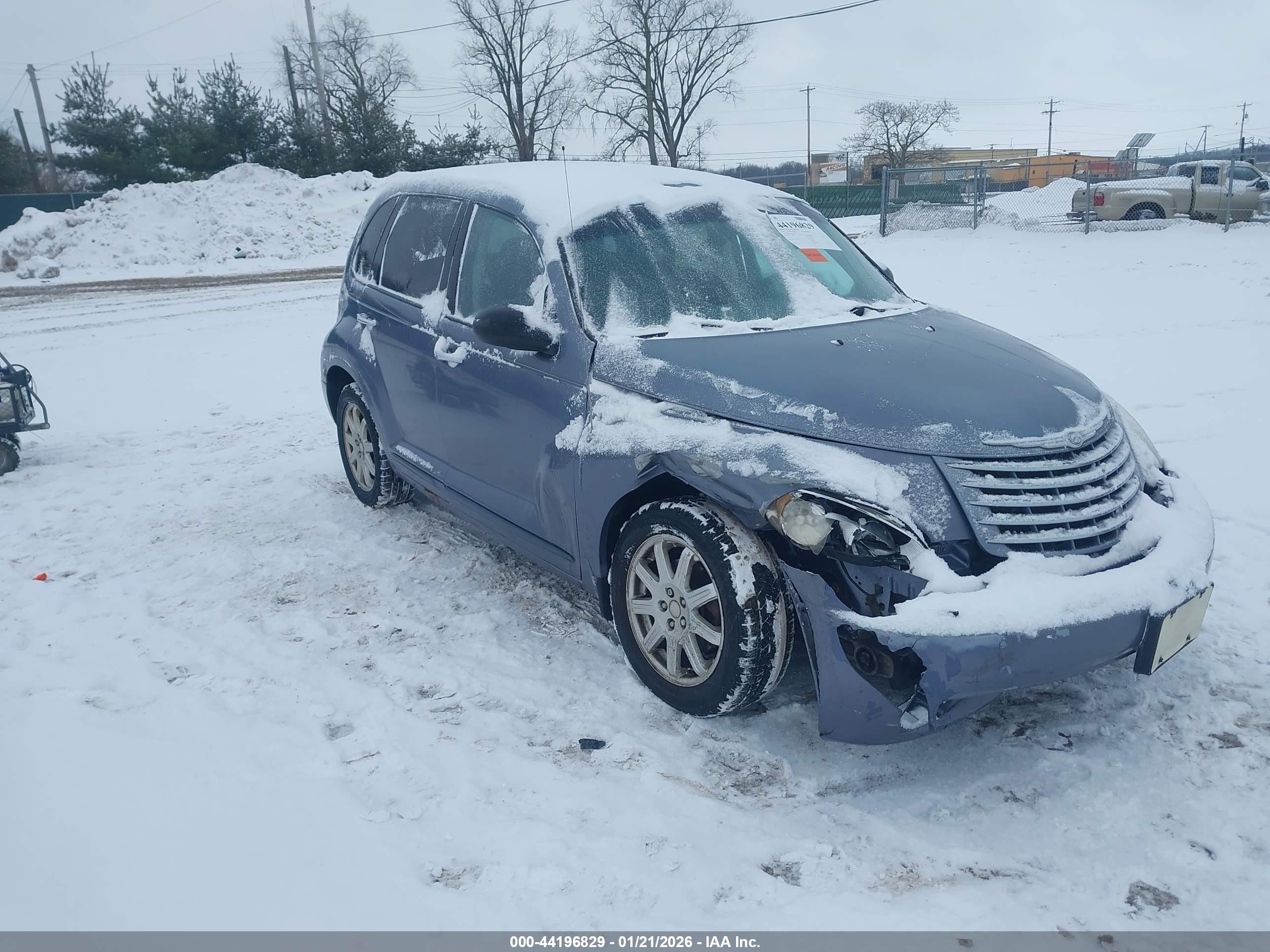 2007 Chrysler Pt Cruiser Touring Blue vin: 3A4FY58B57T567656