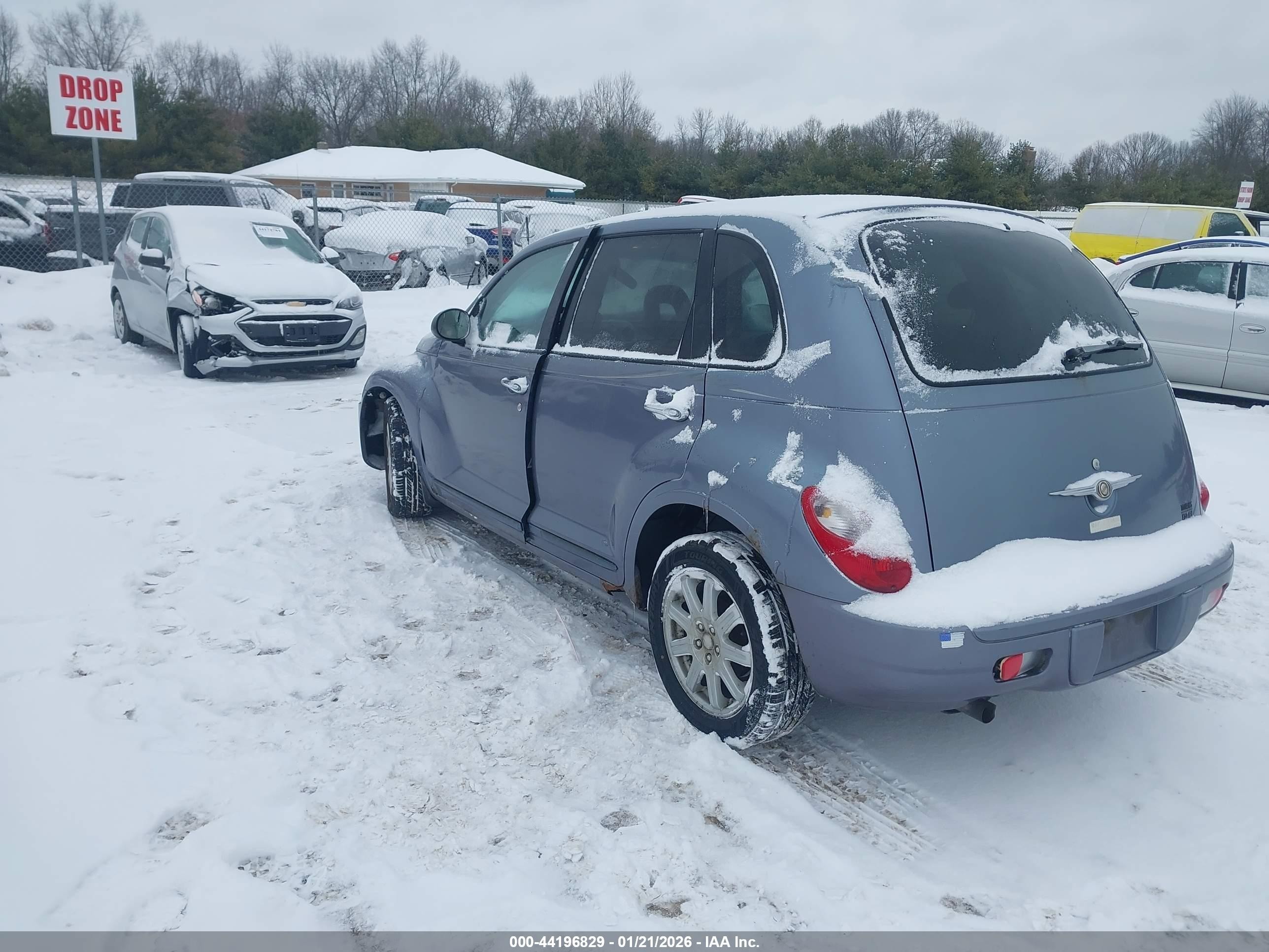 2007 Chrysler Pt Cruiser Touring Blue vin: 3A4FY58B57T567656