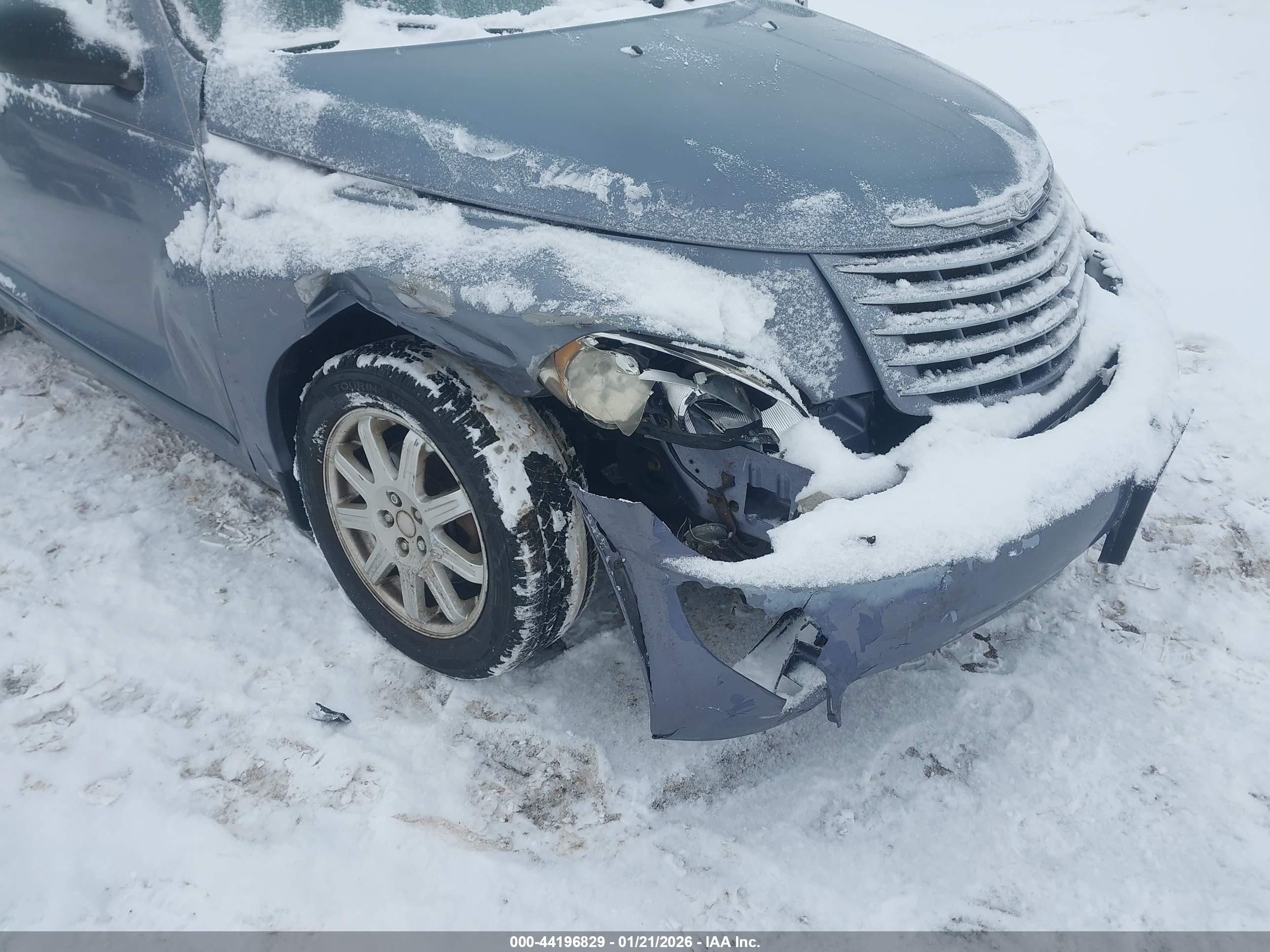 2007 Chrysler Pt Cruiser Touring Blue vin: 3A4FY58B57T567656
