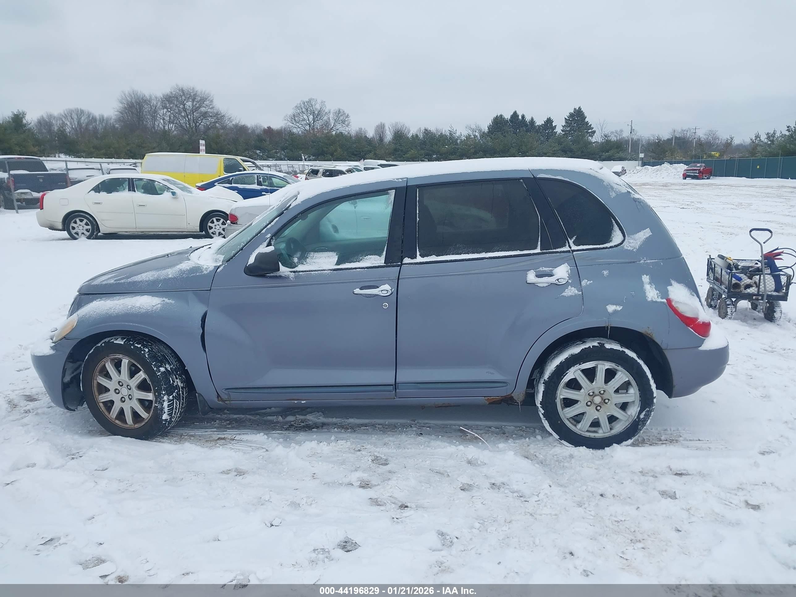2007 Chrysler Pt Cruiser Touring Blue vin: 3A4FY58B57T567656