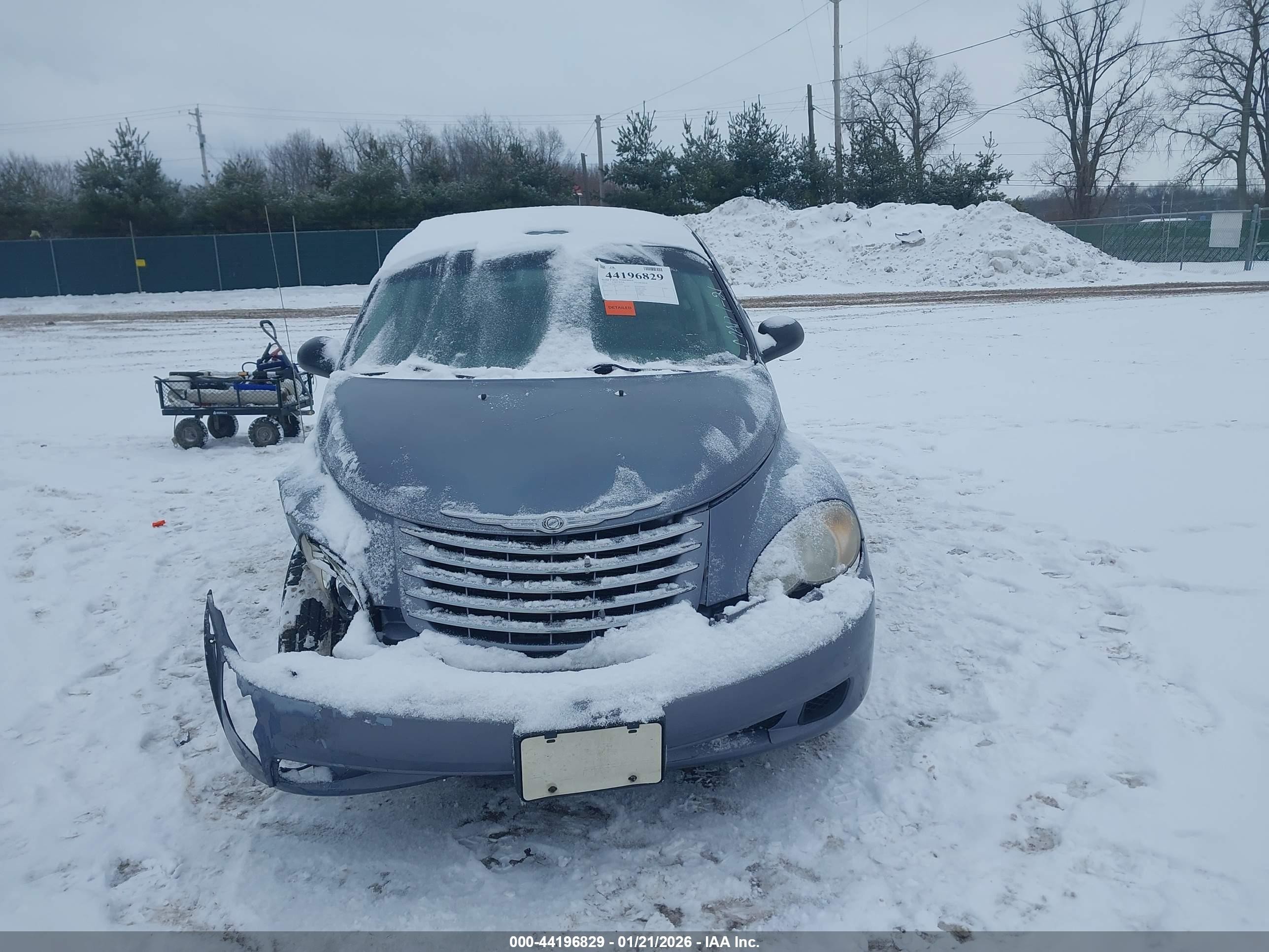 2007 Chrysler Pt Cruiser Touring Blue vin: 3A4FY58B57T567656