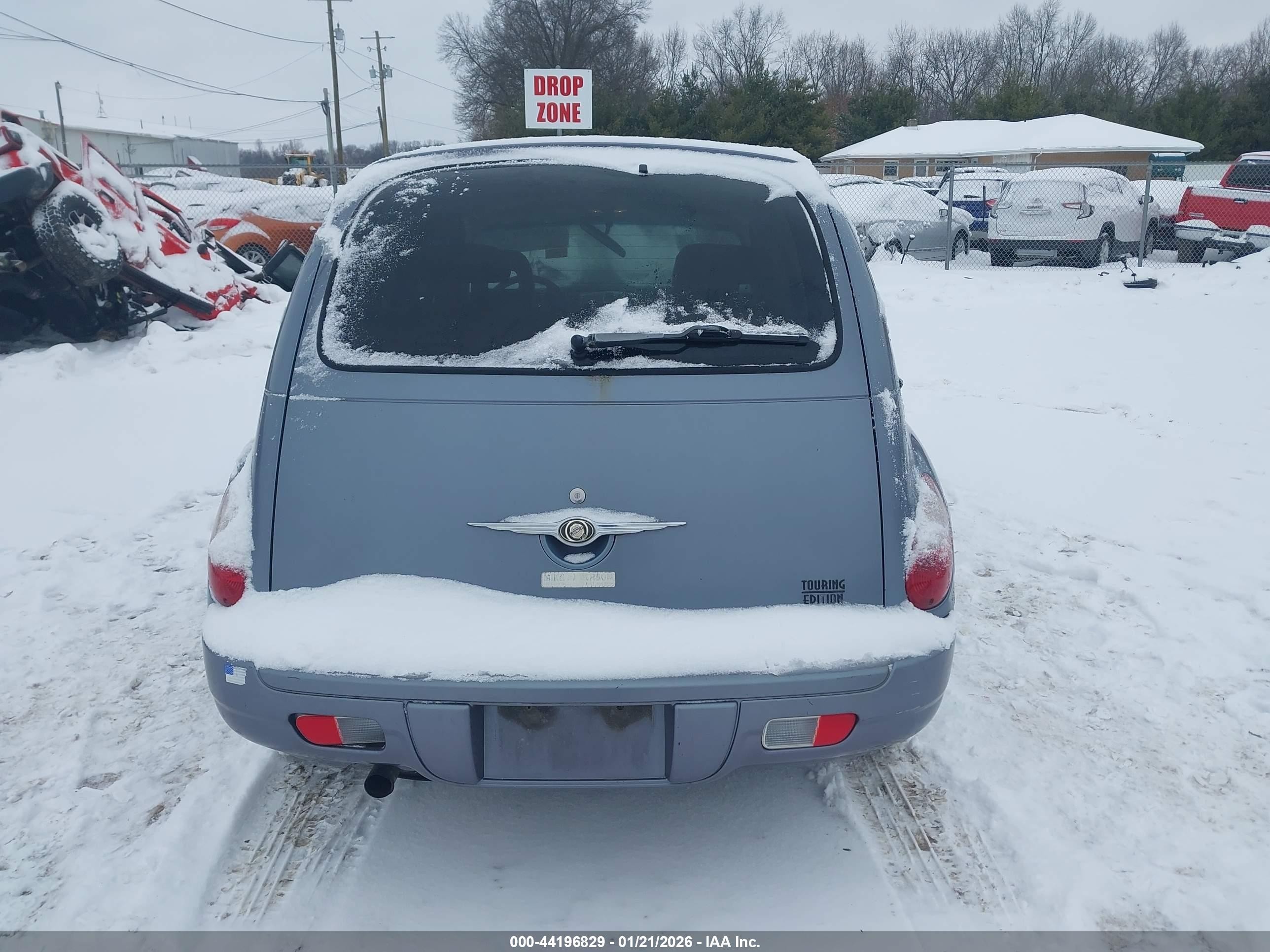 2007 Chrysler Pt Cruiser Touring Blue vin: 3A4FY58B57T567656