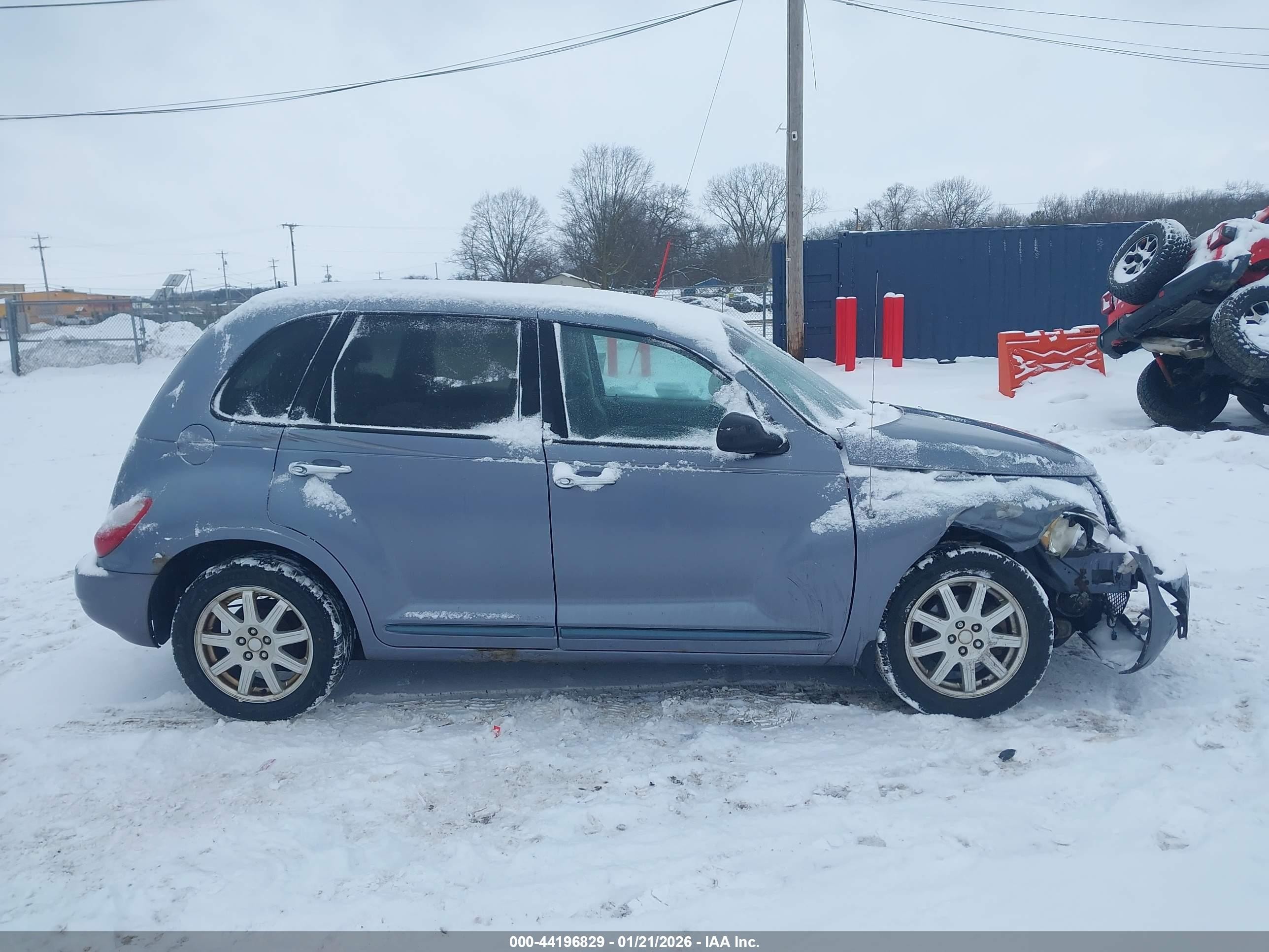 2007 Chrysler Pt Cruiser Touring Blue vin: 3A4FY58B57T567656