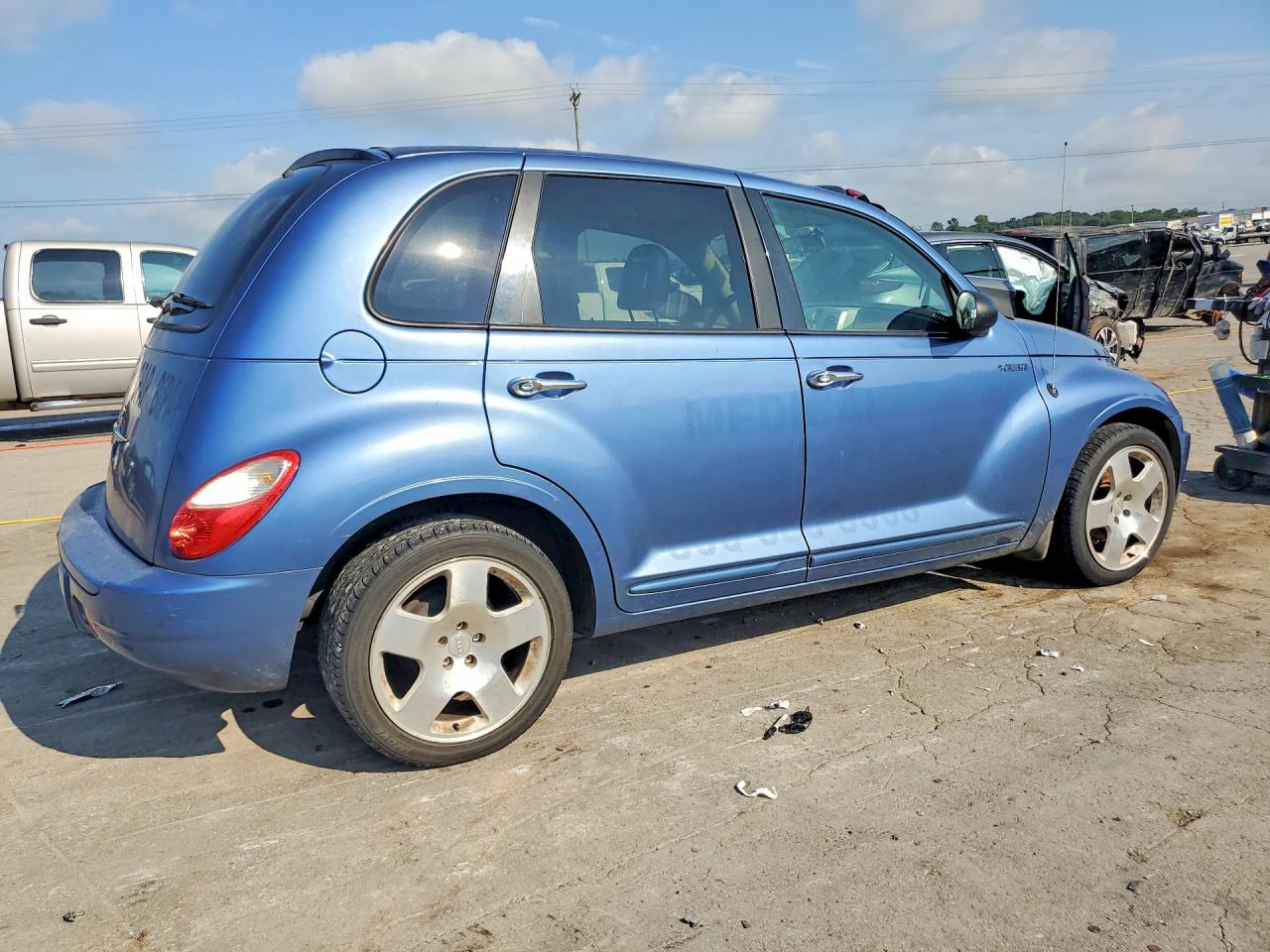 2006 Chrysler Pt Cruiser Touring Blue vin: 3A4FY58B66T325957