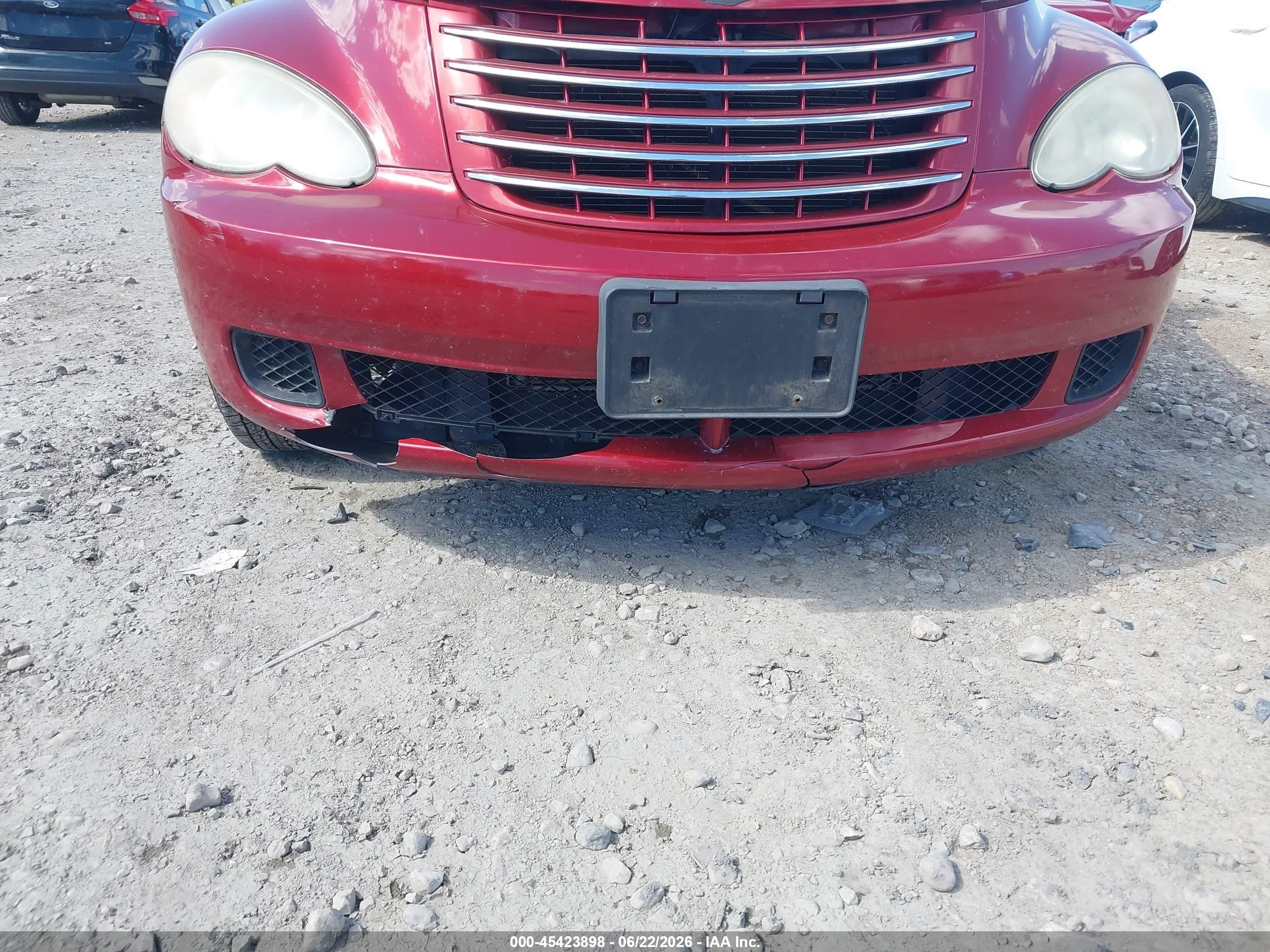2007 Chrysler Pt Cruiser Touring Red vin: 3A4FY58B67T500757