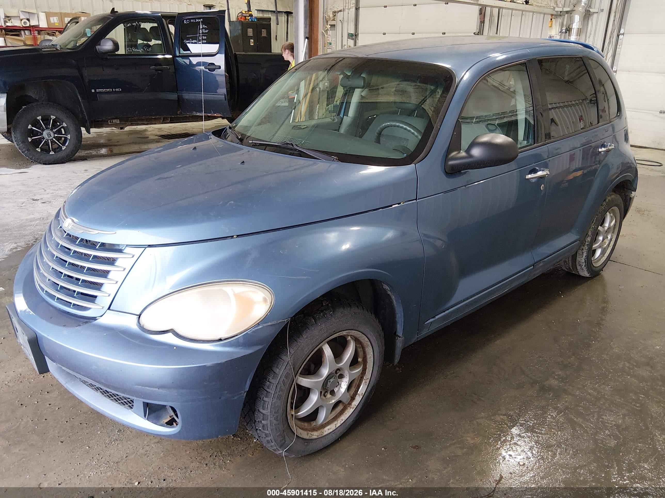 2007 Chrysler Pt Cruiser Touring Blue vin: 3A4FY58B67T503531