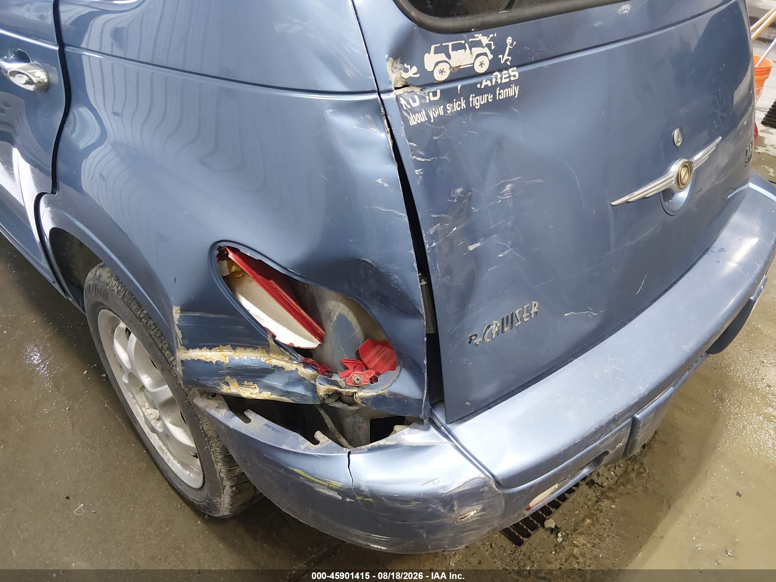 2007 Chrysler Pt Cruiser Touring Blue vin: 3A4FY58B67T503531
