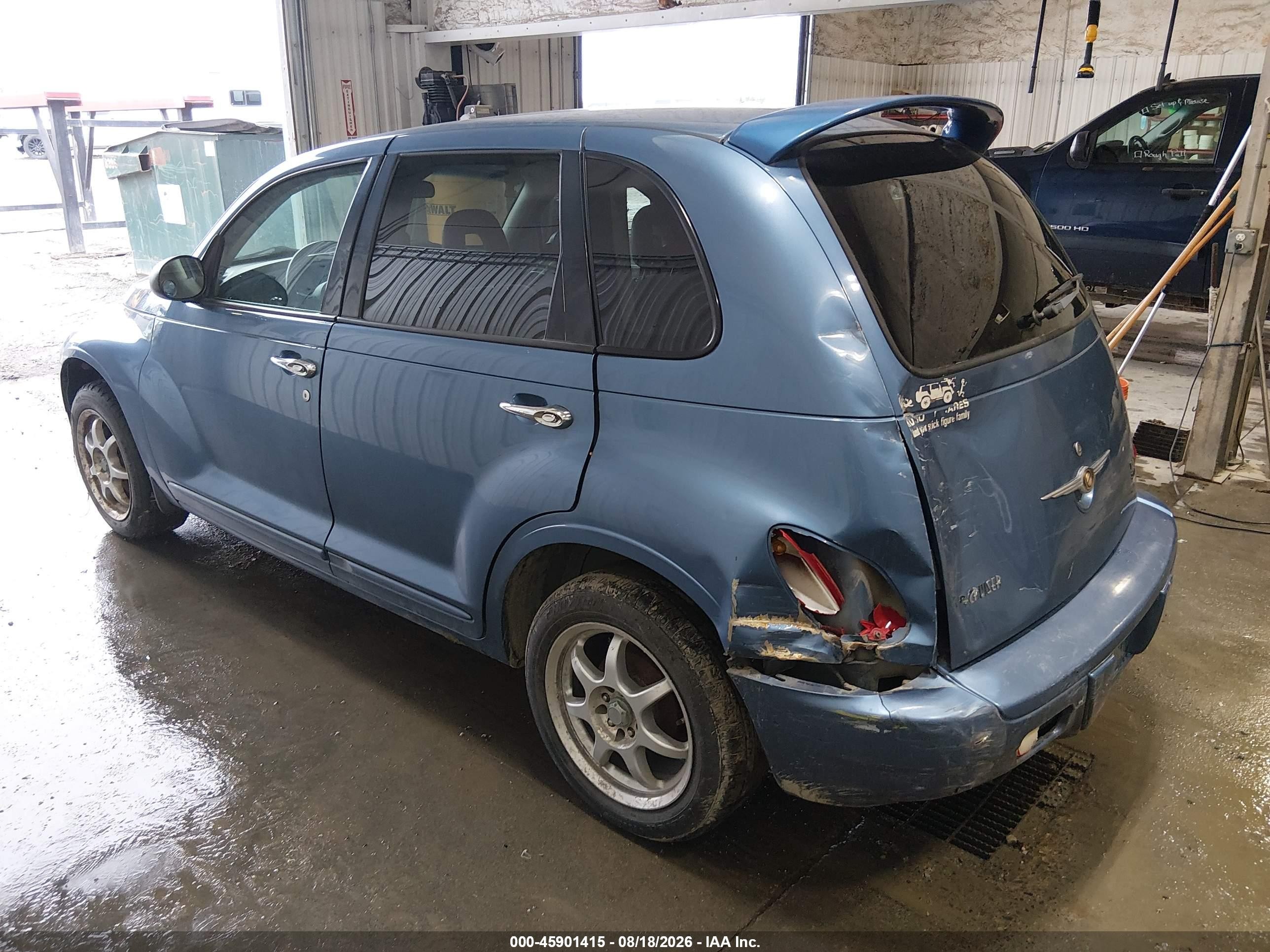 2007 Chrysler Pt Cruiser Touring Blue vin: 3A4FY58B67T503531