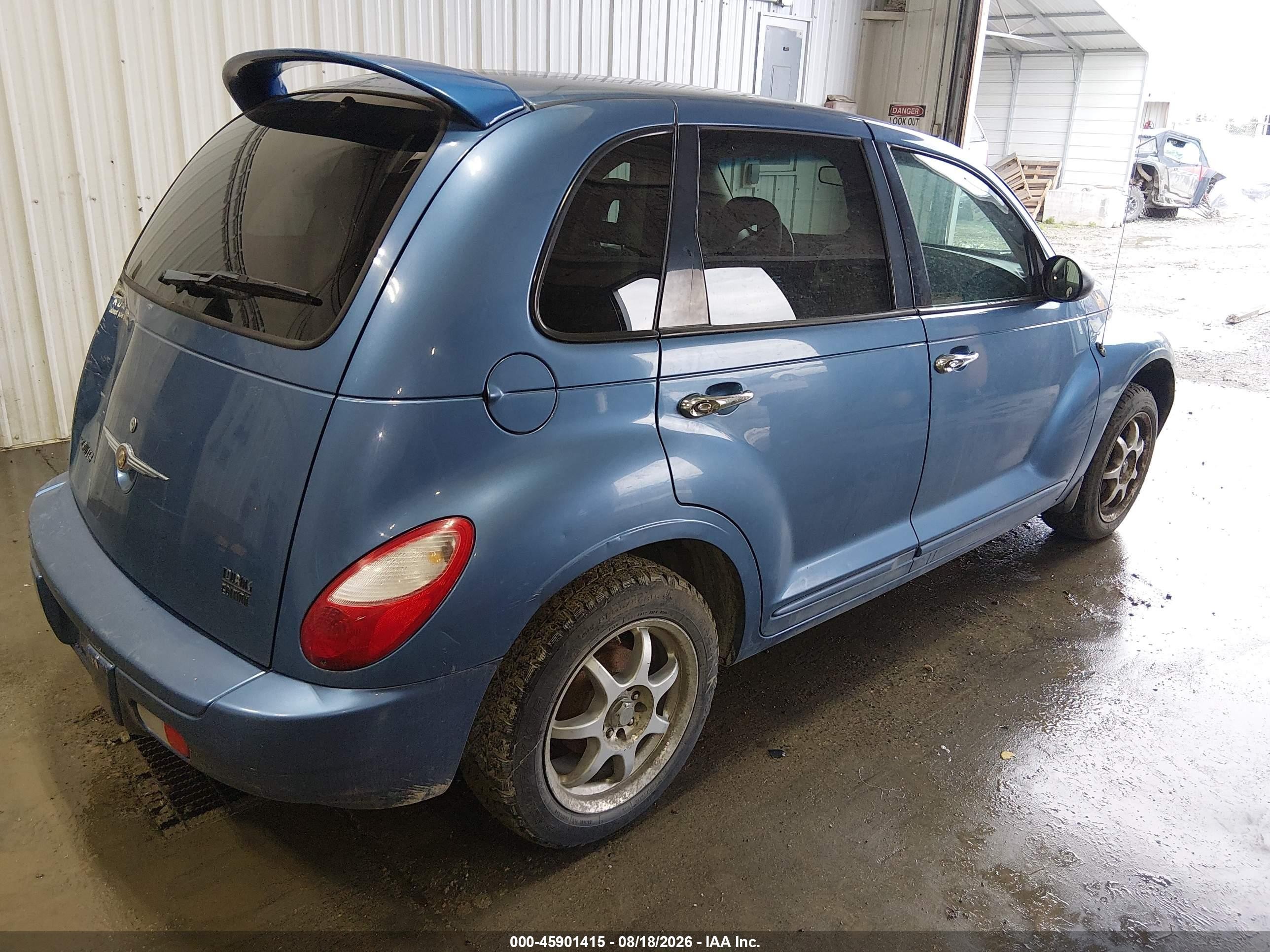 2007 Chrysler Pt Cruiser Touring Blue vin: 3A4FY58B67T503531