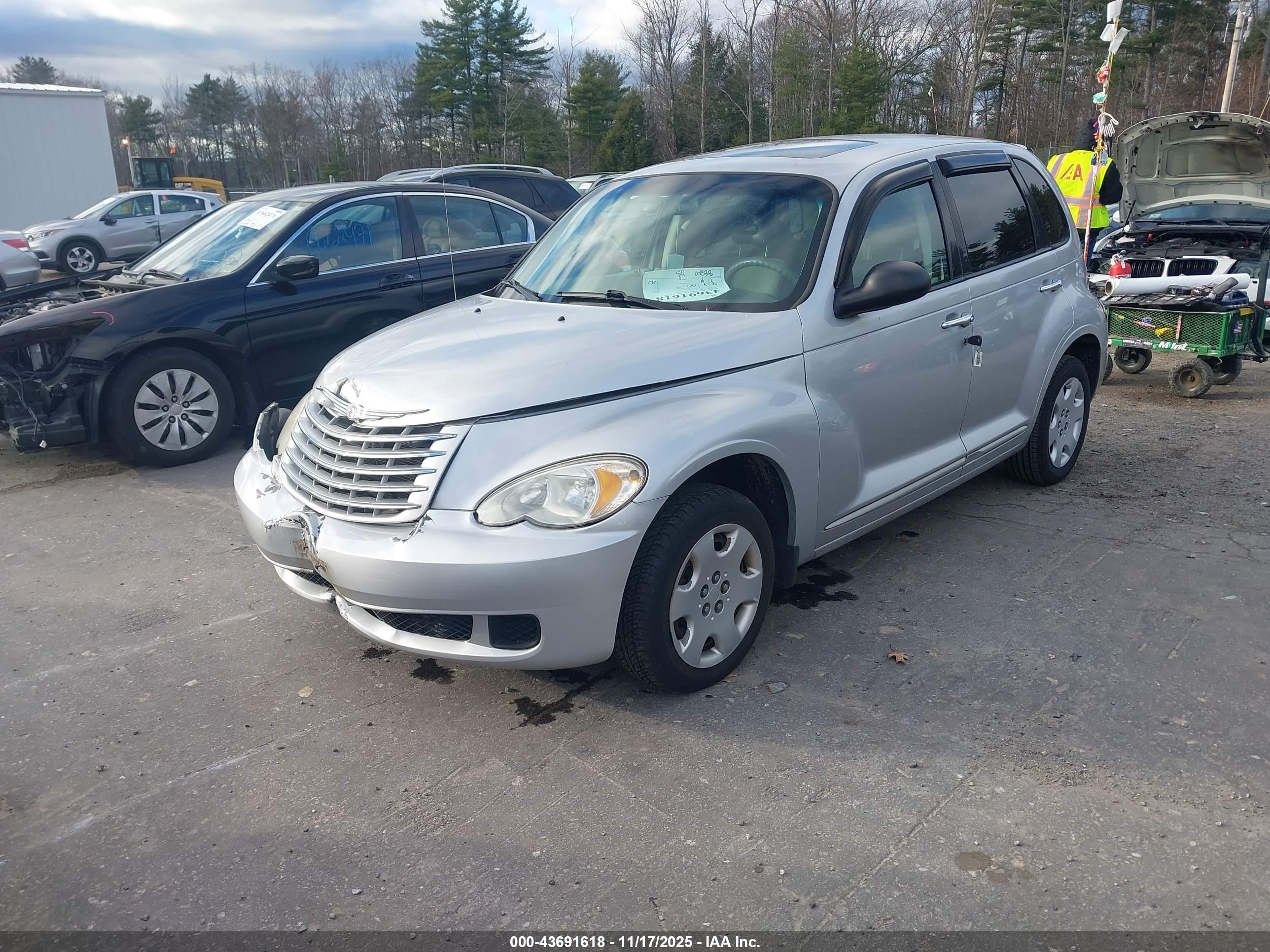 2007 Chrysler Pt Cruiser Touring Серебряный vin: 3A4FY58B67T566578